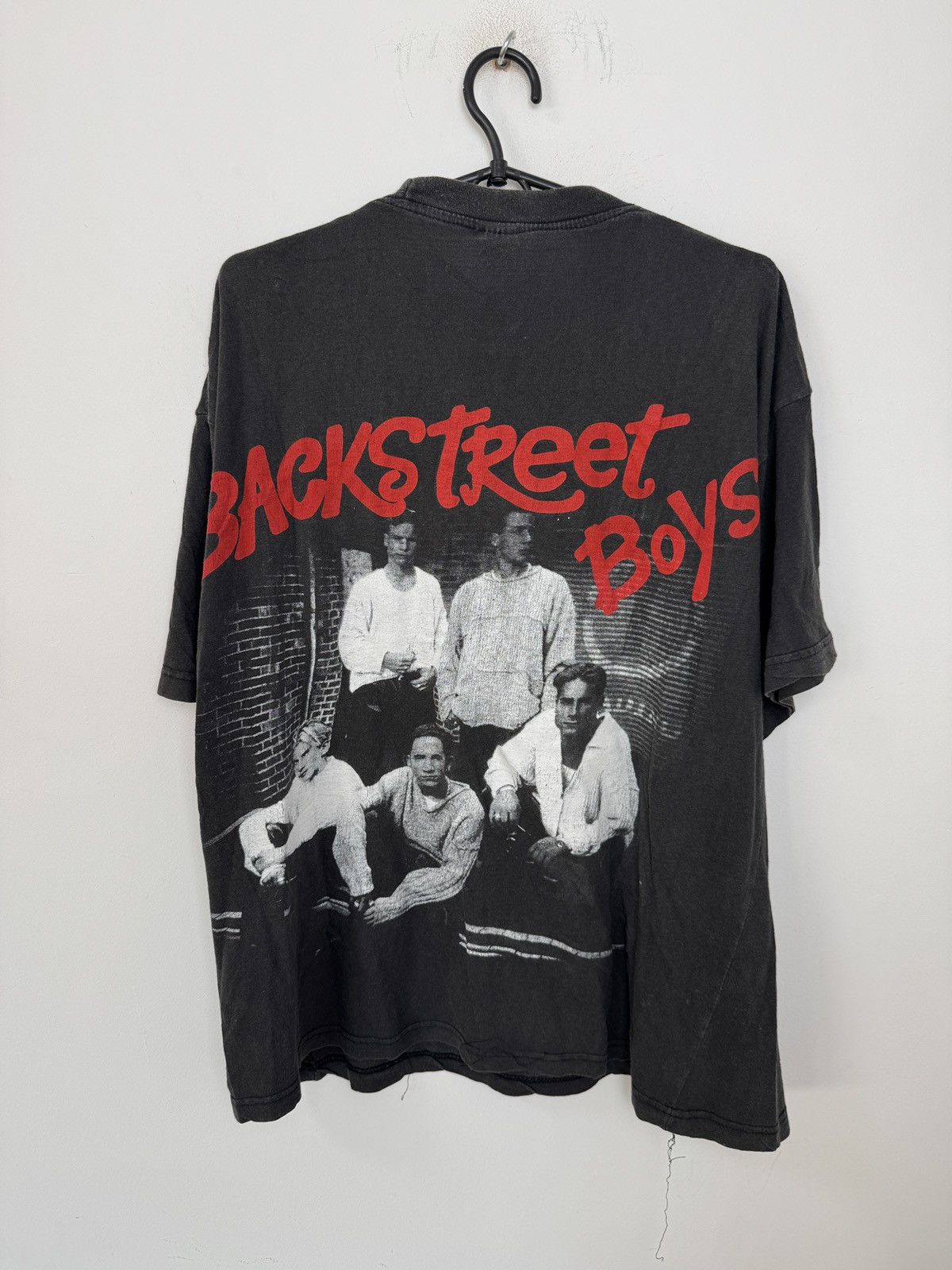 Band Tees × Vintage Vintage 90's Back Street Boys Over Print T-Shirt Size US XL / EU 56 / 4 - 2 Thumbnail