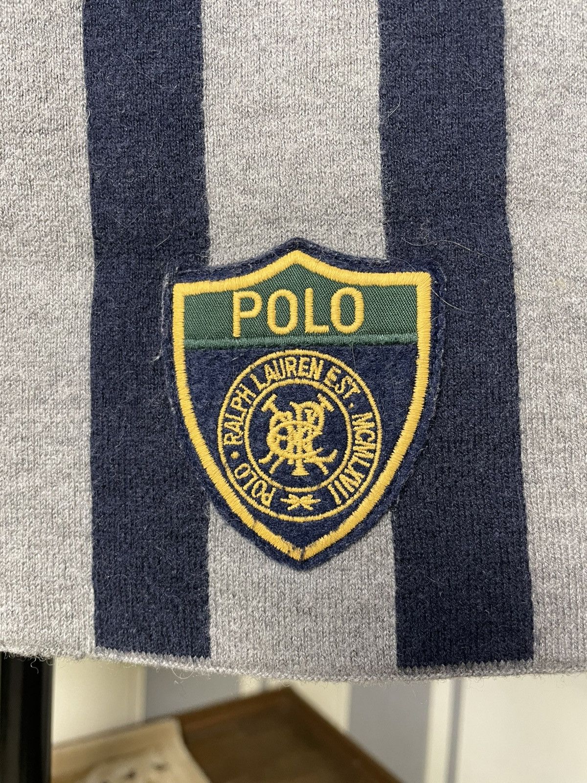 Polo Ralph Lauren Vintage Polo Ralph Lauren Patch Logo Scarf Size ONE SIZE - 2 Thumbnail