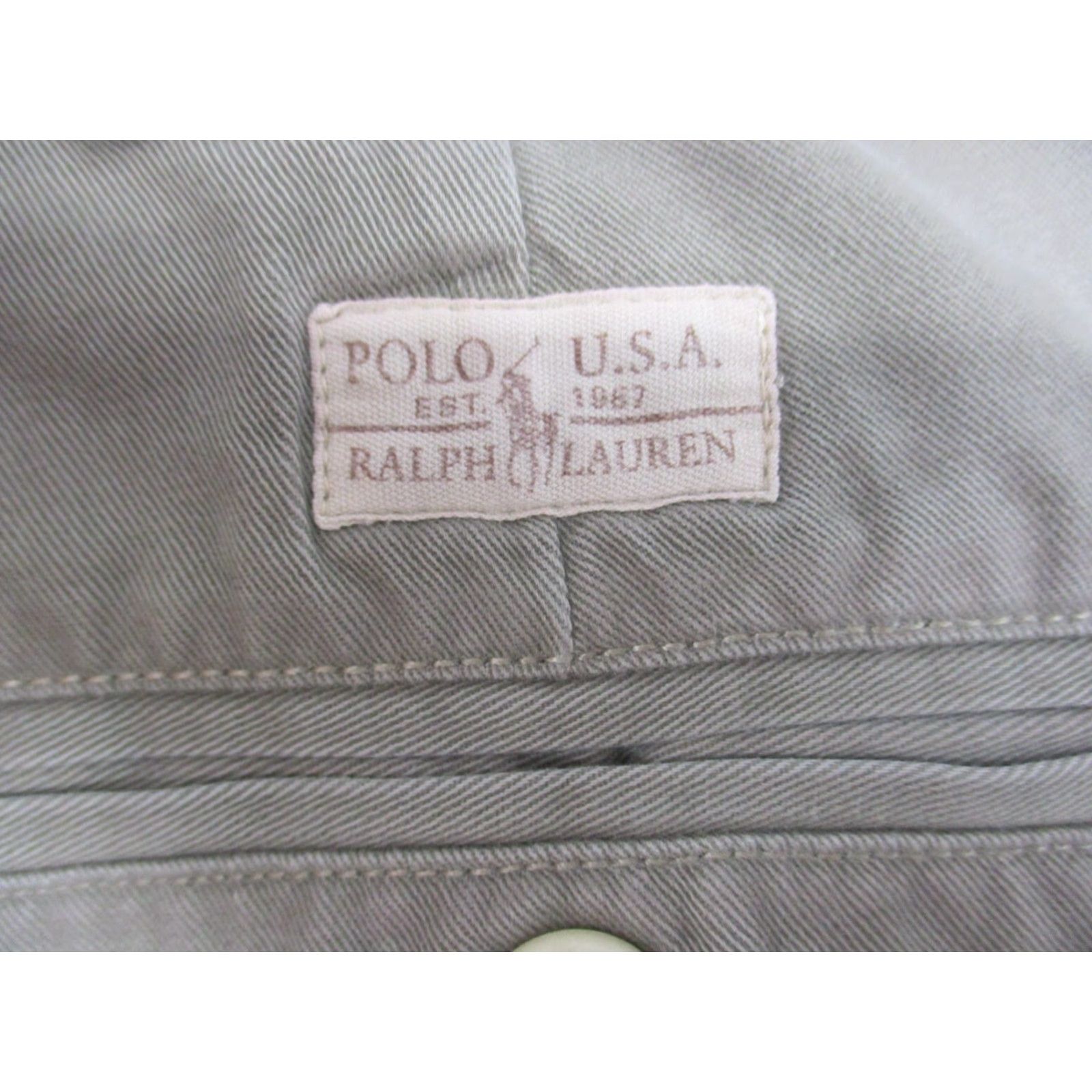 Polo Ralph Lauren Polo Ralph Lauren Pants Chino 38 Regular Brown Wide-Leg Cuffed Adult Mens Size US M / EU 48-50 / 2 - 6 Thumbnail