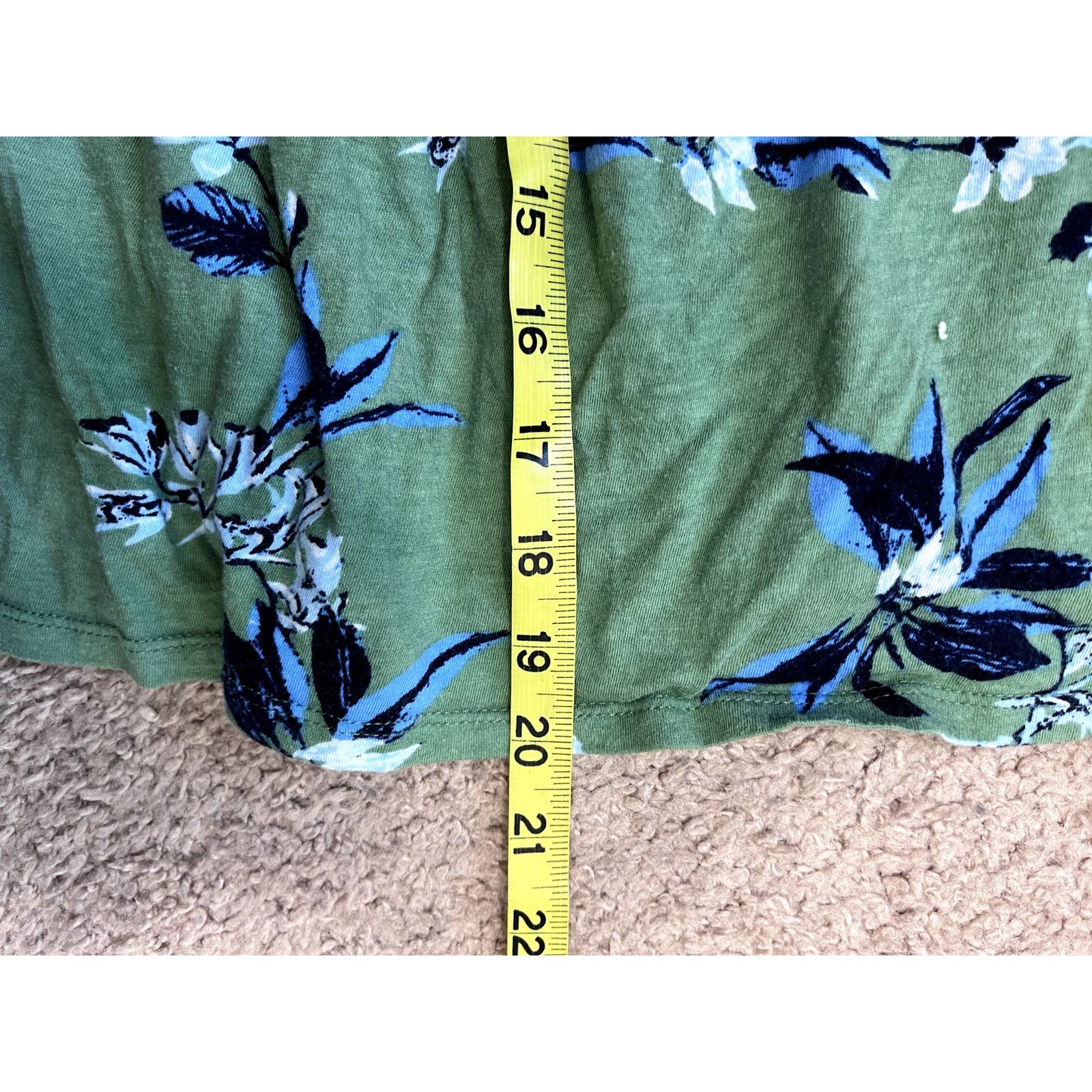 Lucky Brand Women's Green Floral Lucky Brand Blouse M Size M / US 6-8 / IT 42-44 - 5 Thumbnail
