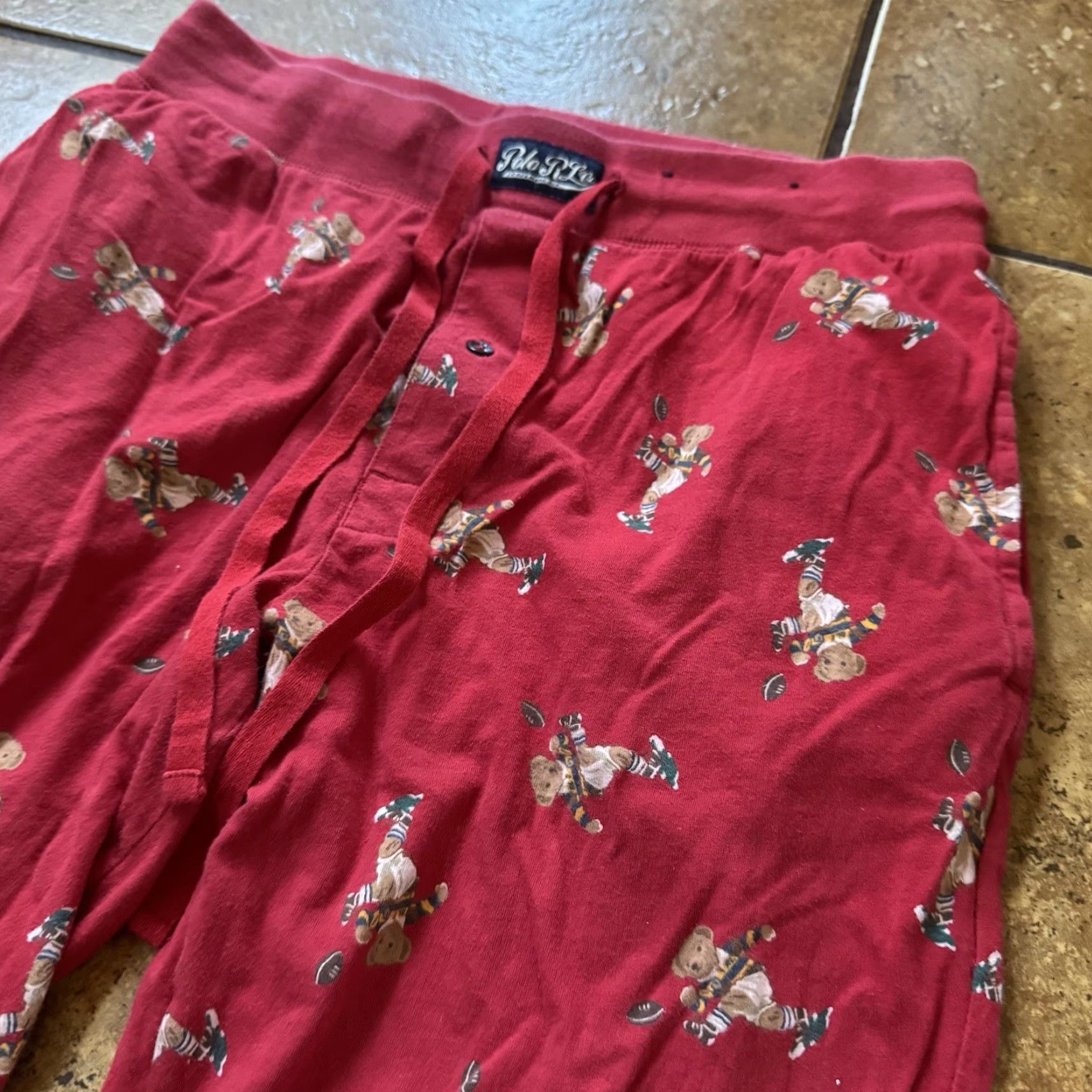 Polo Ralph Lauren Polo Ralph Lauren Pajama Pants Bear Skiing Red Men’s Lounge Size M Size US M / EU 48-50 / 2 - 3 Thumbnail