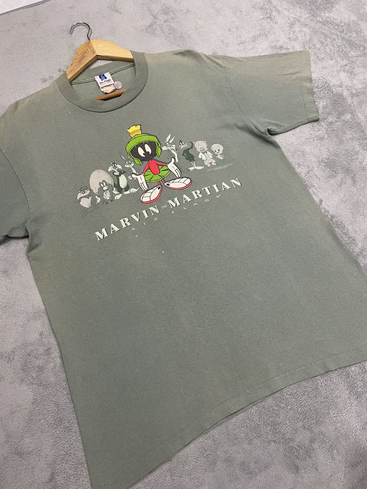Cartoon Network × Vintage × Warner Bros VINTAGE ‘90 Marvin The Martian Tshirt(faded) Size US M / EU 48-50 / 2 - 2 Thumbnail