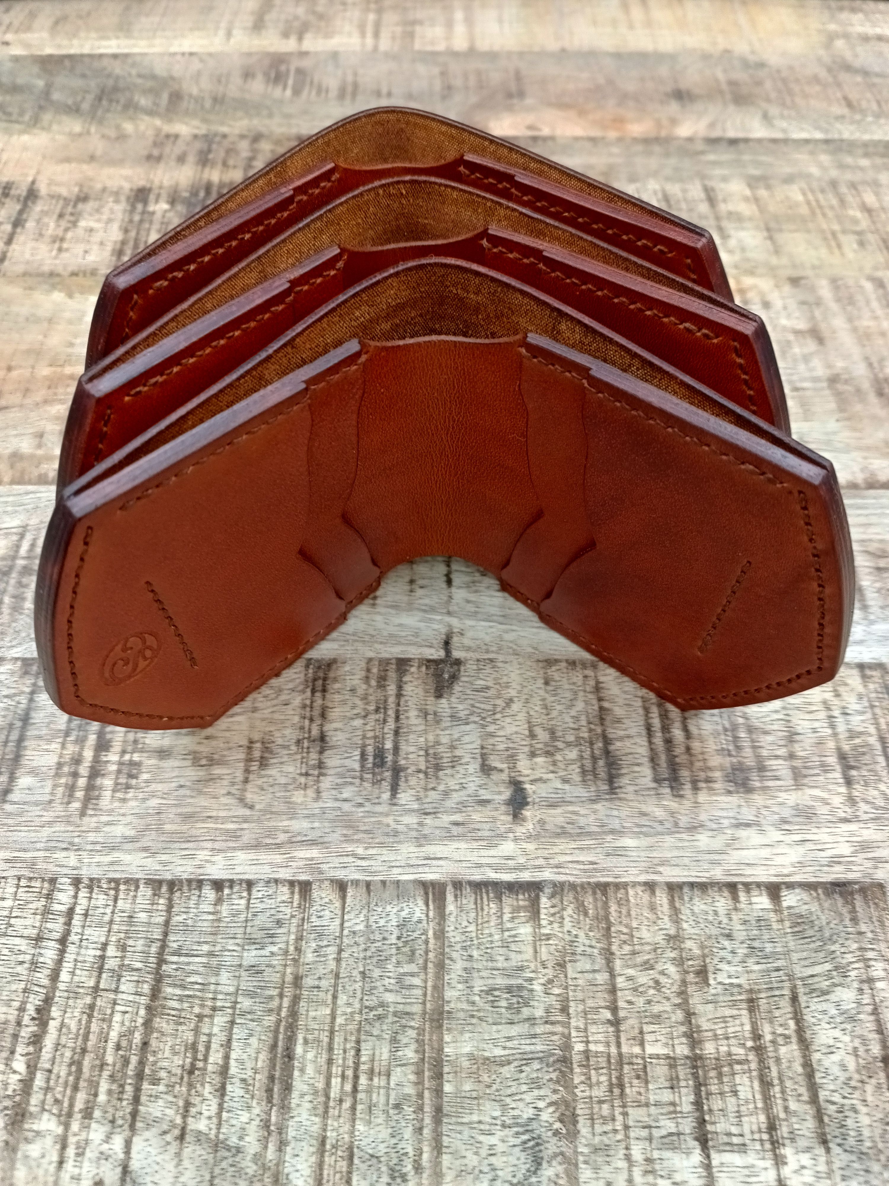 Other Handmade top grain leather wallet cardholder Size ONE SIZE - 9 Thumbnail