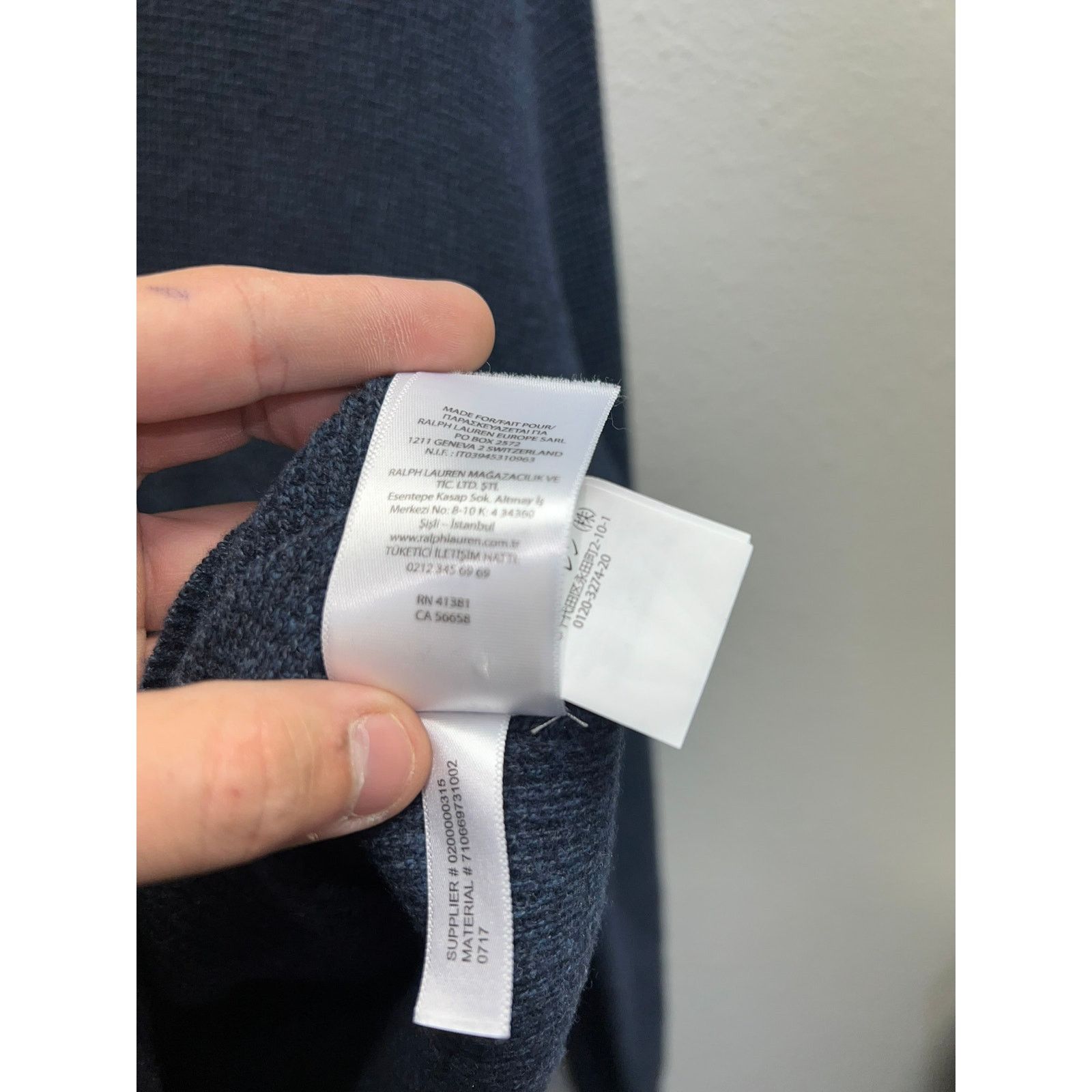 Polo Ralph Lauren Polo Ralph Lauren 1/4 Zip Sweater PRL Hong Kong Blue XL Size US XL / EU 56 / 4 - 8 Thumbnail