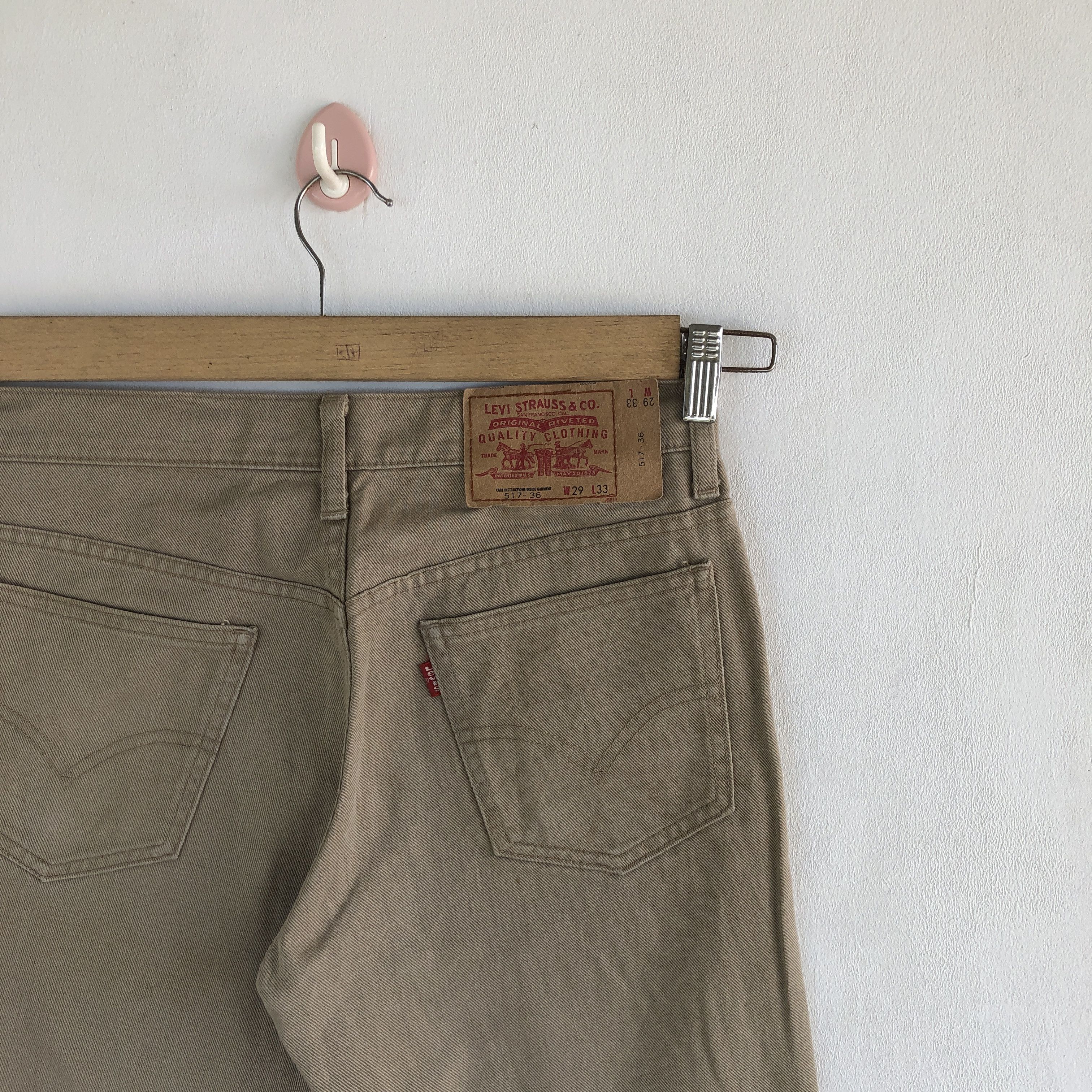 Levi's Vintage Levis 517 Bell Bottom Jeans Levi's Flare Denim Size 28" / US 6 / IT 42 - 5 Thumbnail