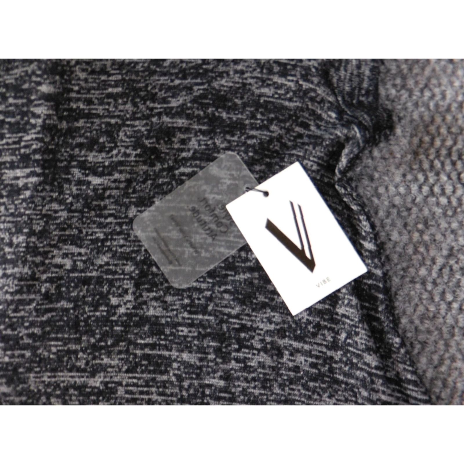 VIBE Vibe Womens Dress A-line Zip Crew Neck Short Sleeve Knee Length Medium Blue Crochet Knit Polyester Vibe Sportswear Regular Size M Dress Shirt? Size M / US 6-8 / IT 42-44 - 4 Thumbnail