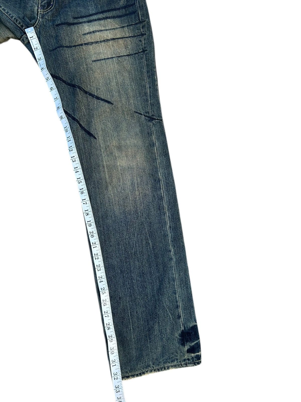 Kapital Vintage Takeo Kikuchi Japanese Distressed Denim Jeans Size US 32 / EU 48 - 18 Thumbnail