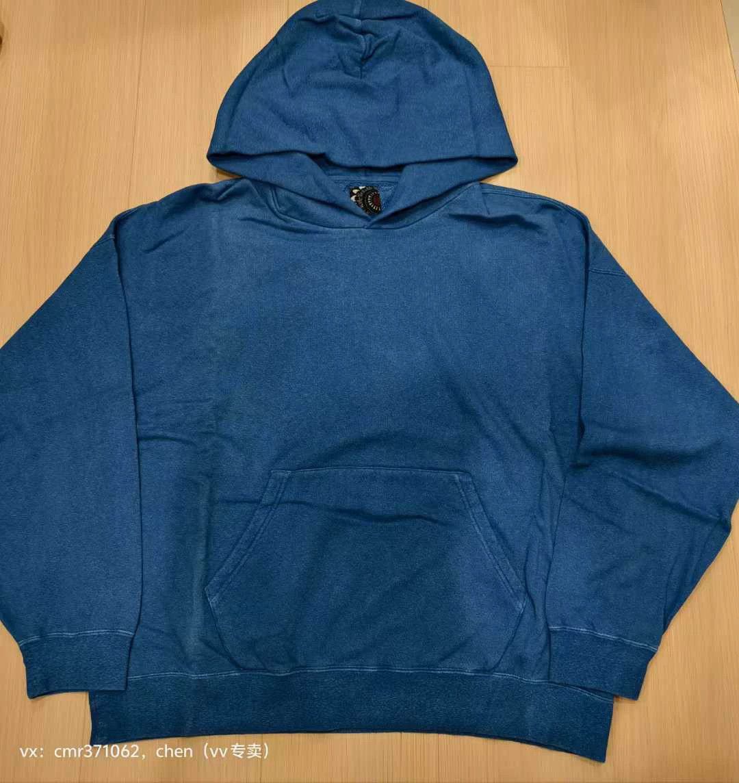 Visvim VISVIM 21 ICT AMPLUS INDIGO 3 OVERDYED P.O Hoodie Size US L / EU 52-54 / 3 - 1 Thumbnail