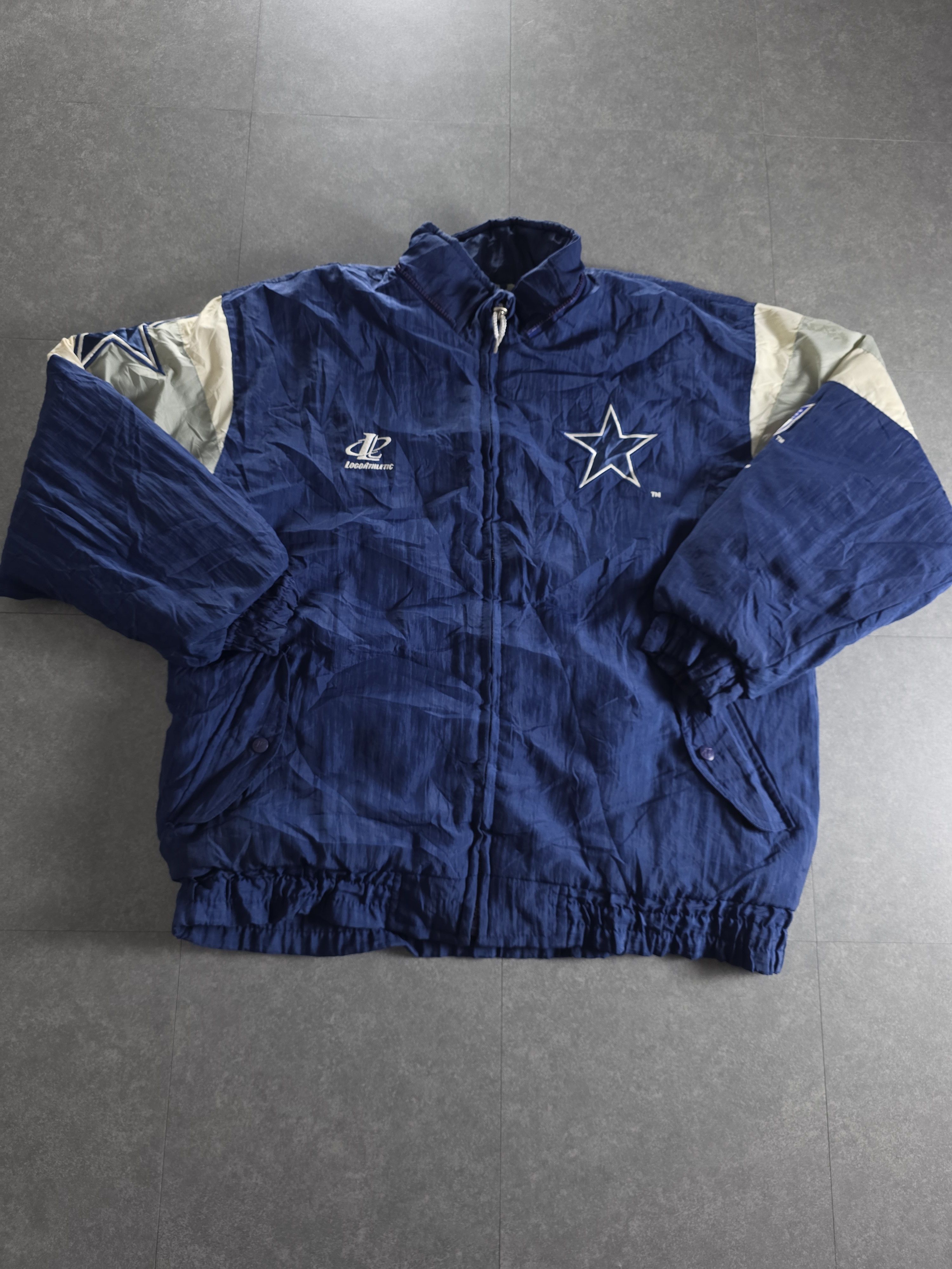 Pro Line Vintage 90s Dallas Cowboys NFL Pro Line Logo Athletic Puffer Size US L / EU 52-54 / 3 - 2 Thumbnail