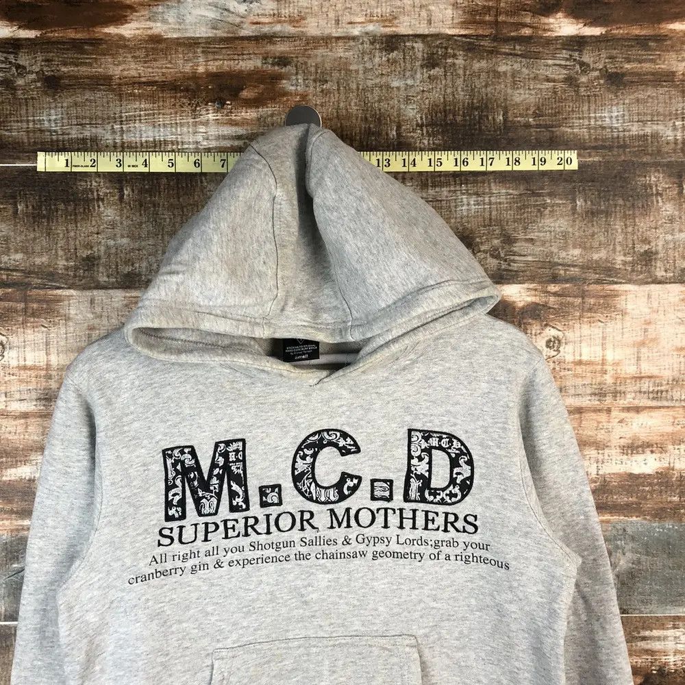Japanese Brand M.C.D punk rock Grey Hoodie sweatshirt #A1510 Size US XS / EU 42 / 0 - 7 Thumbnail