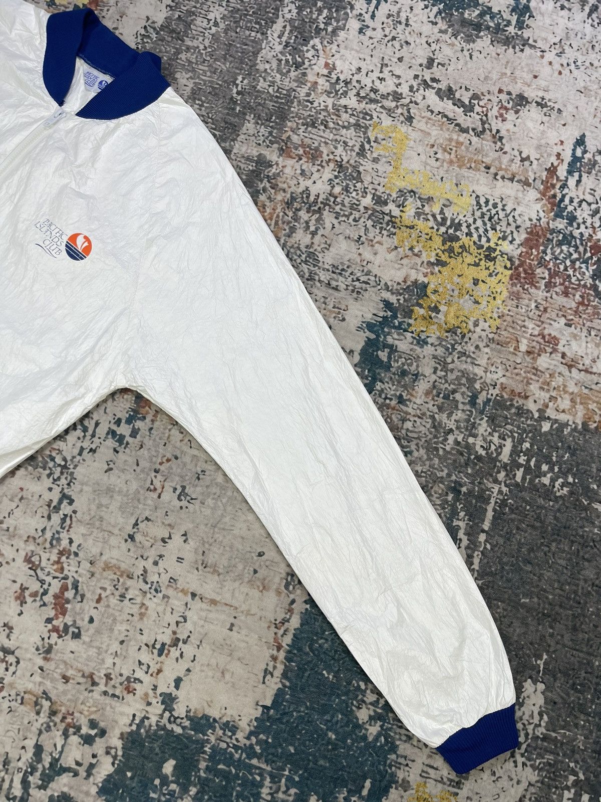 Vintage Pacific Island Club Zip-Up Lightweight PE Paper Jacket Size US M / EU 48-50 / 2 - 6 Thumbnail