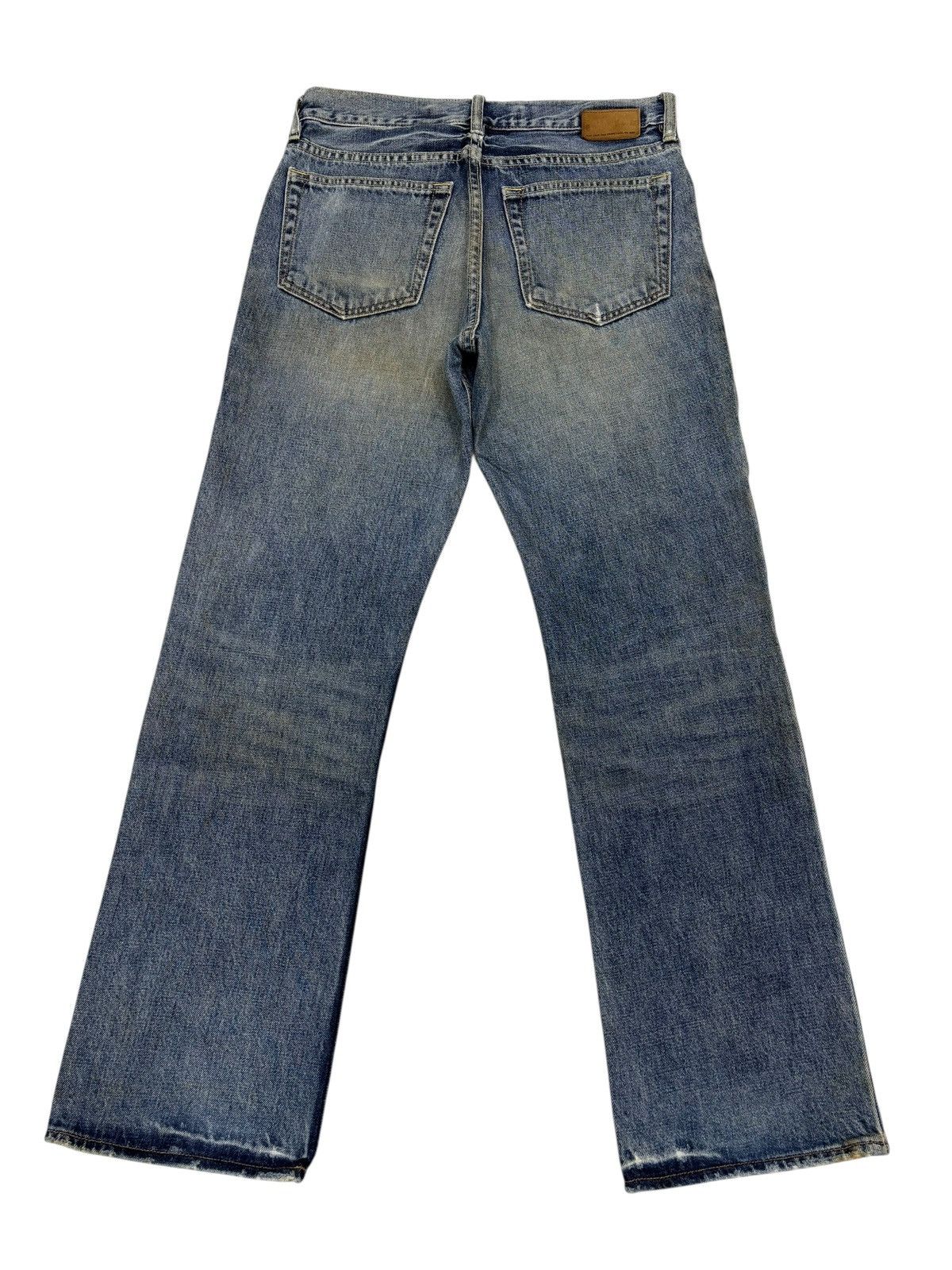 Kapital Vintage GAP Distressed Straight Fit Mud Denim Jeans Size US 30 / EU 46 - 2 Thumbnail