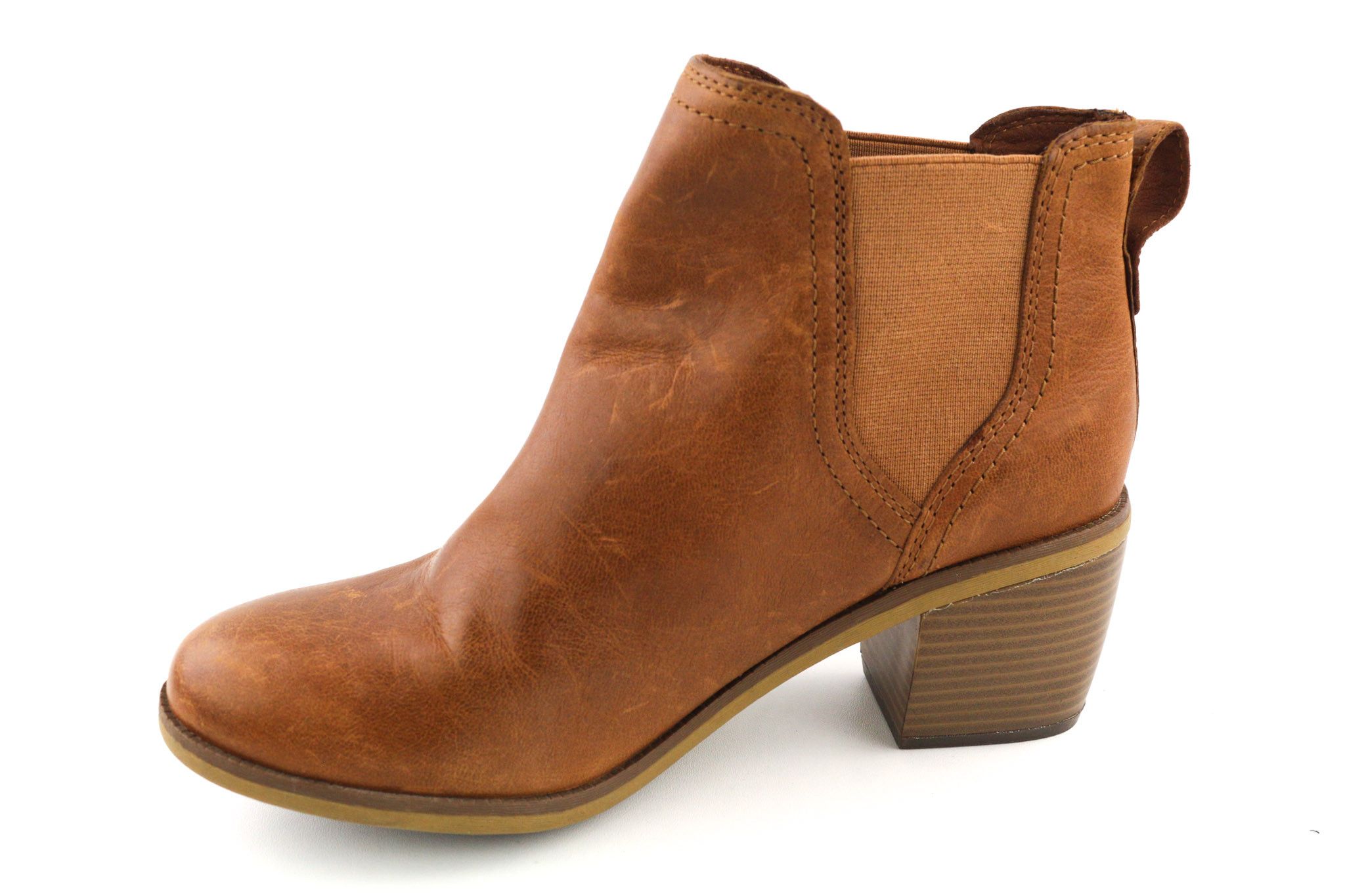 Timberland A1Z5G-A6234 EU37.5/38 Brown Leather Ankle Heels 81501 Size US 6.5 / IT 36.5 - 16 Thumbnail