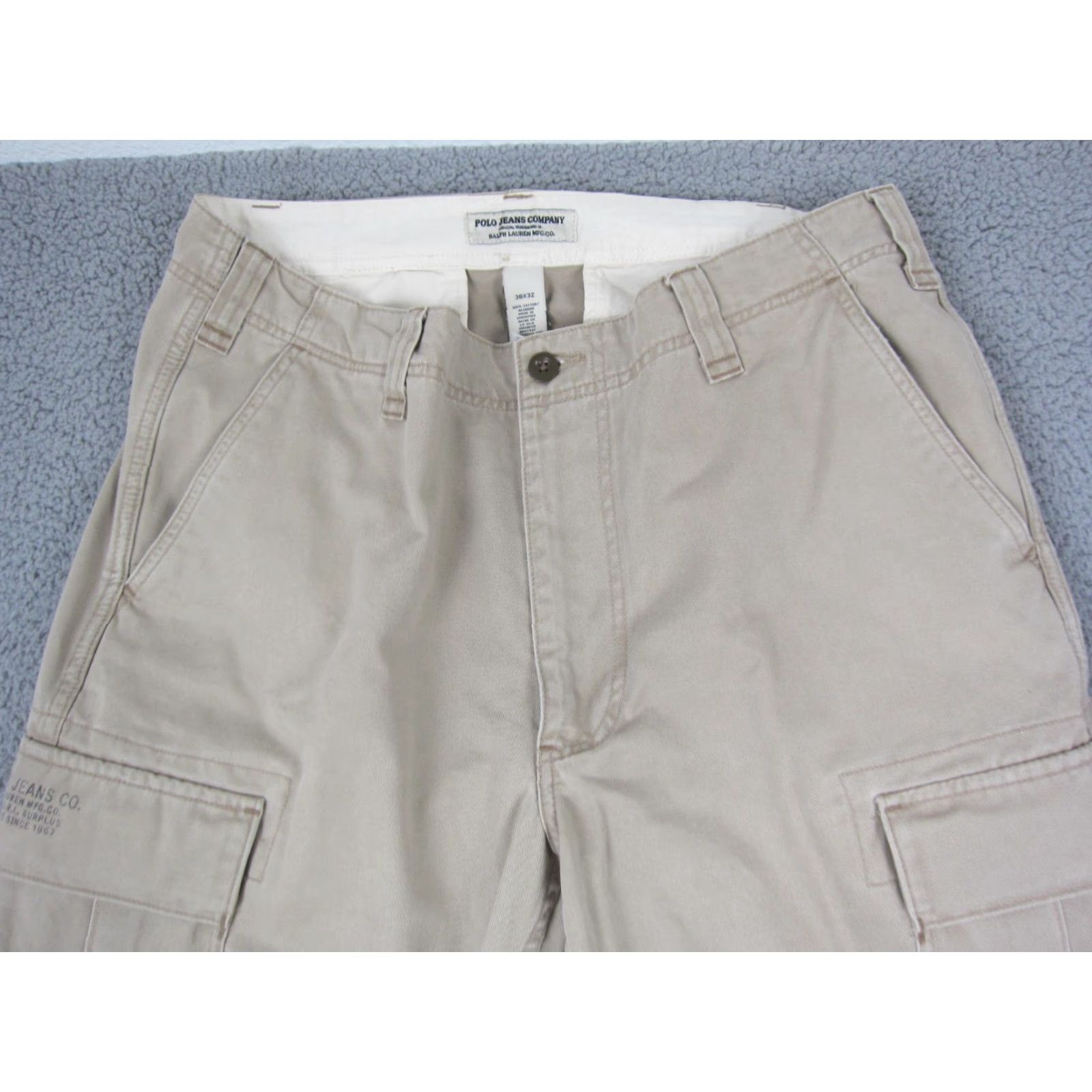 Polo Ralph Lauren VINTAGE Polo Ralph Lauren Pants Mens W36 L32 Brown Cargo Military Surplus USRL Size US M / EU 48-50 / 2 - 2 Thumbnail