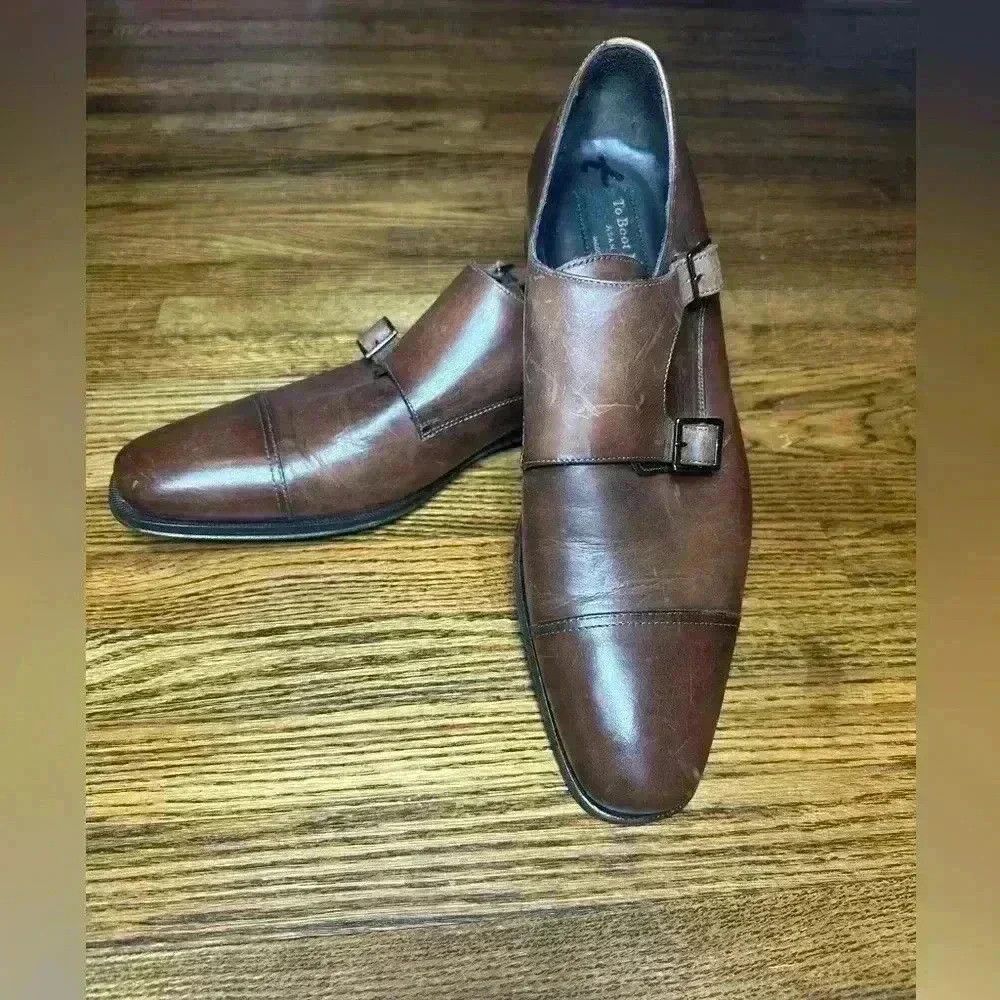 To Boot New York To Boot New York Hammill Leather Double Monkstraps - As al Size US 9.5 / EU 42-43 - 2 Thumbnail