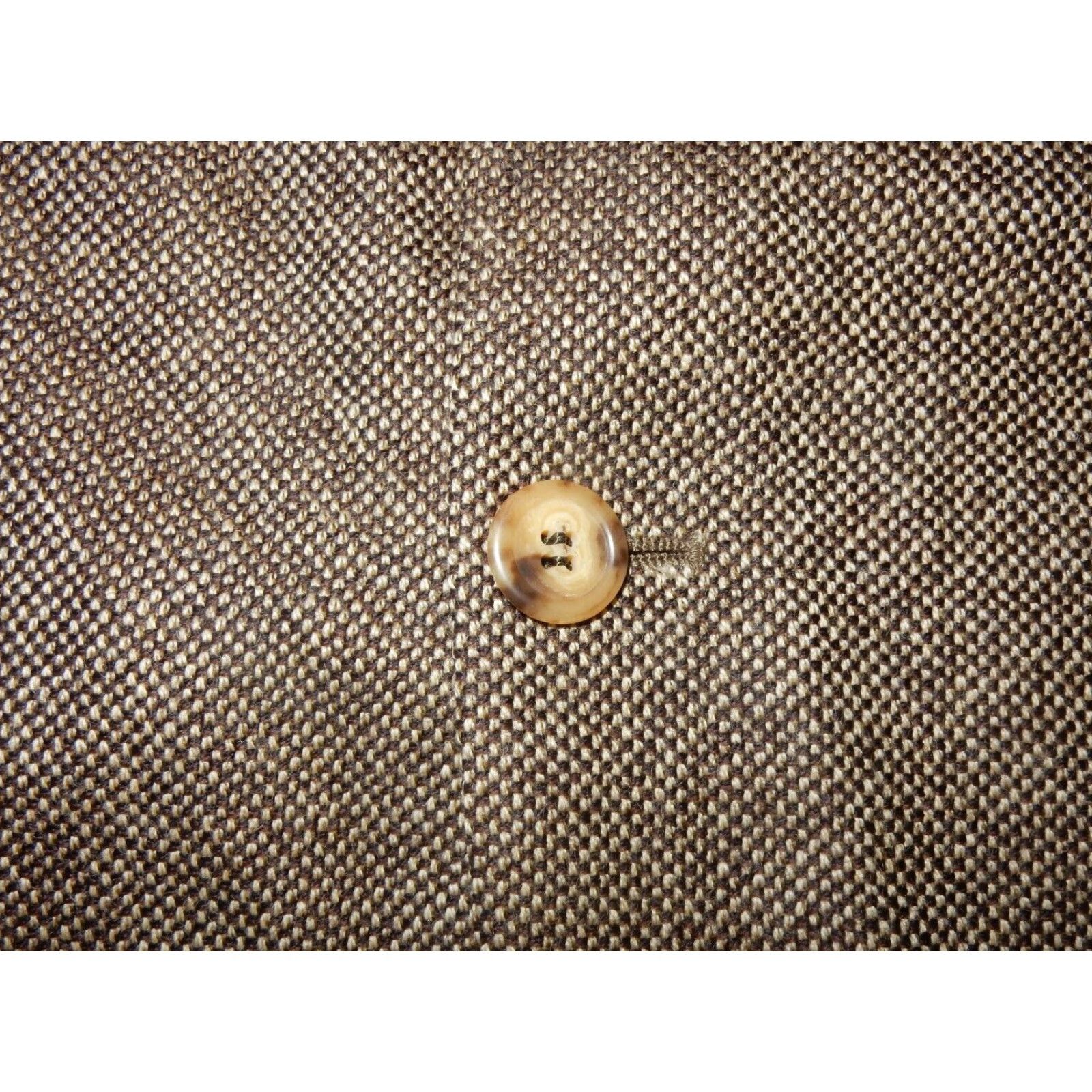 Brooks Brothers BROOKS BROTHERS Men's Sport Coat Blazer Jacket Size 44 Regular Brown Wool Size 44R - 4 Thumbnail