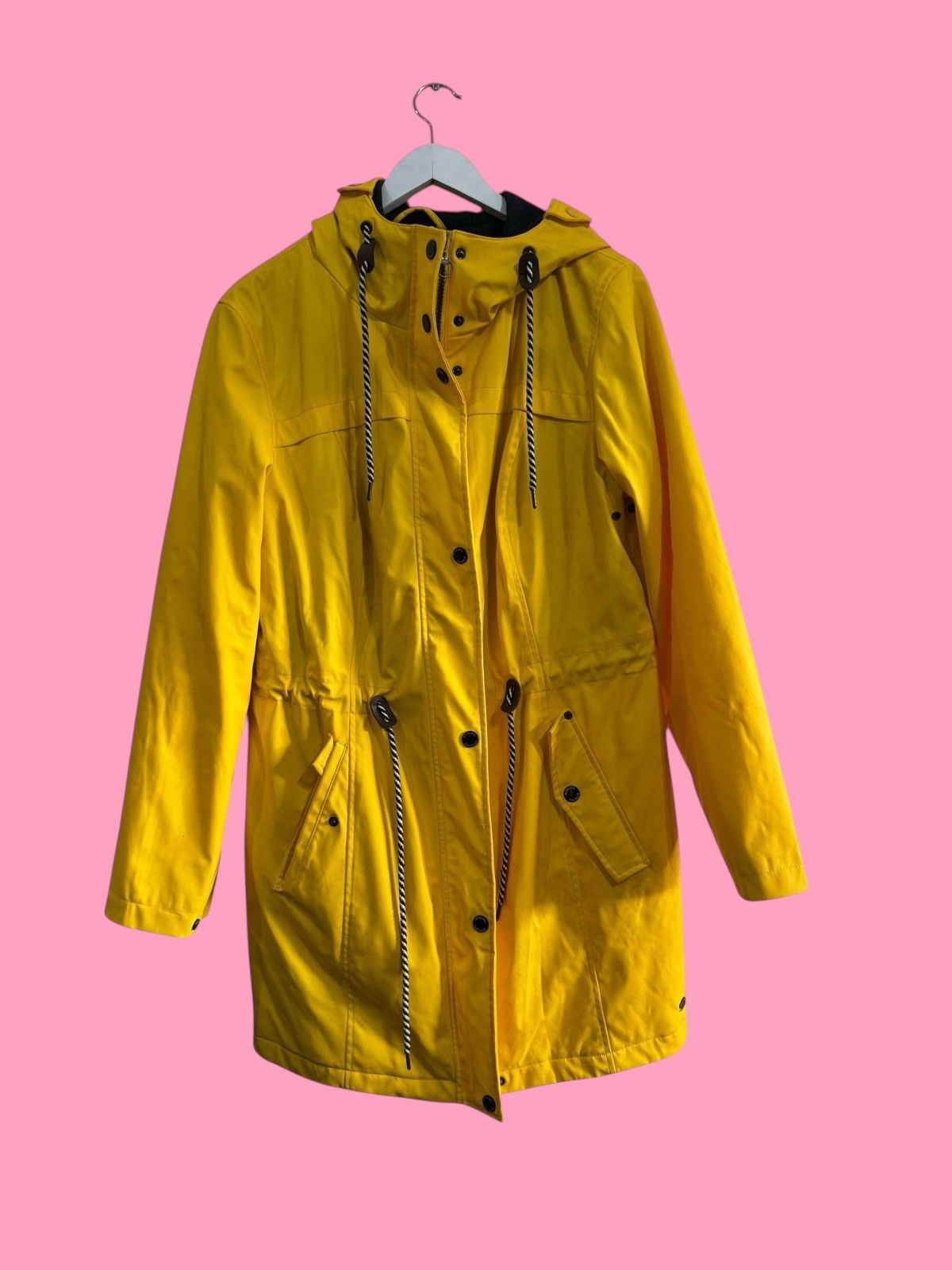 Tom Tailor Yellow Utility Parka Tom Tailor raincoat jacket M Size M / US 6-8 / IT 42-44 - 9 Thumbnail