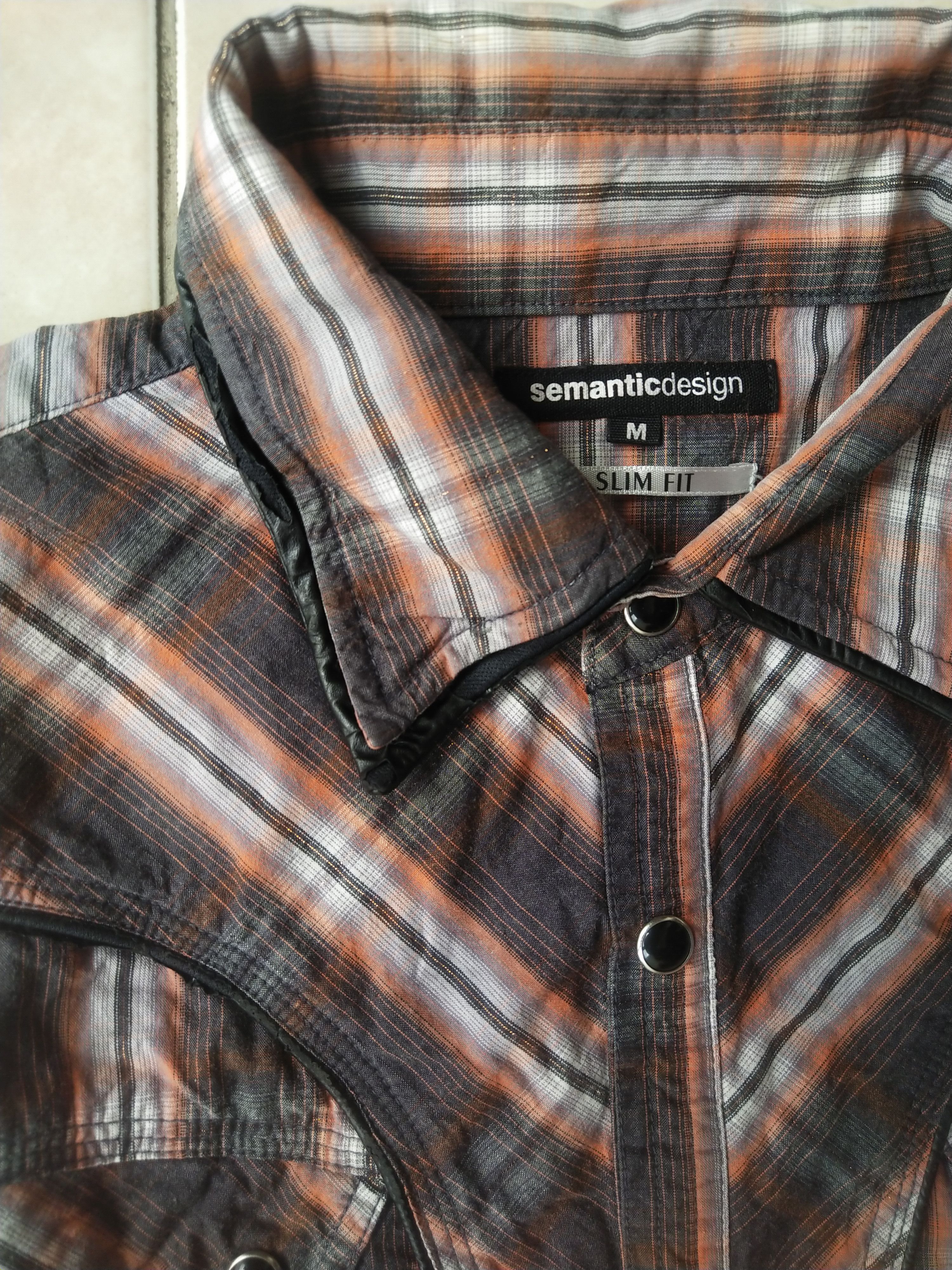 semanticdesign 2000s Semanticdesign Tribal Embroidery Western Plaid Shirt Size US M / EU 48-50 / 2 - 3 Thumbnail
