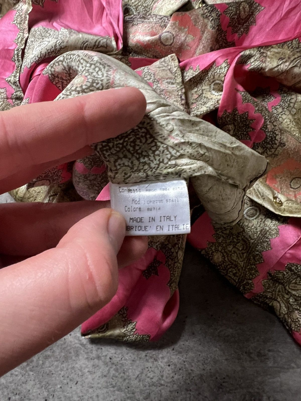 Roberto Cavalli Vintage Roberto Cavalli Silk Button Up Shirt Size S / US 4 / IT 40 - 6 Thumbnail