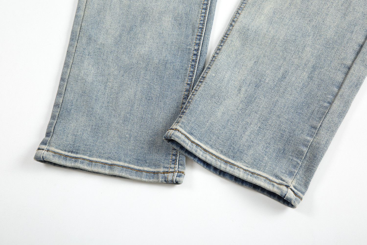 Japanese Brand × Jean Basic all-match washed distressed straight flared jeans Size US 32 / EU 48 - 6 Thumbnail