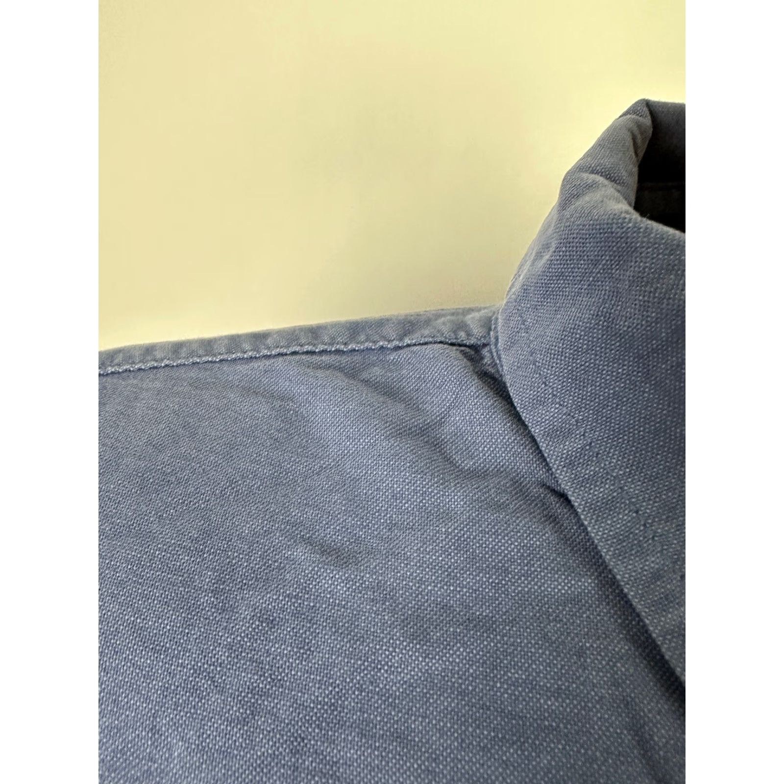 Old Navy VINTAGE Old Navy Shirt Men 2XL Oxford Casual Button-Up Heavyweight Oversized Blue Cotton Vintage Size US XXL / EU 58 / 5 - 4 Thumbnail