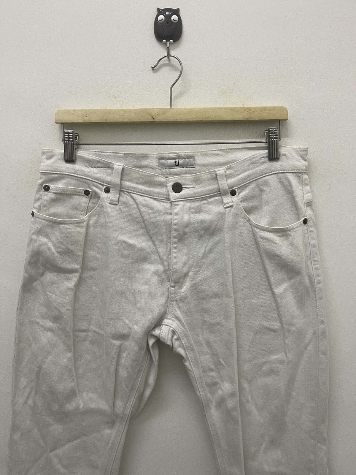 Jil Sander × Uniqlo Rare +J Jil Sander x Uniqlo Selvedge White Denim Size US 31 - 9 Thumbnail