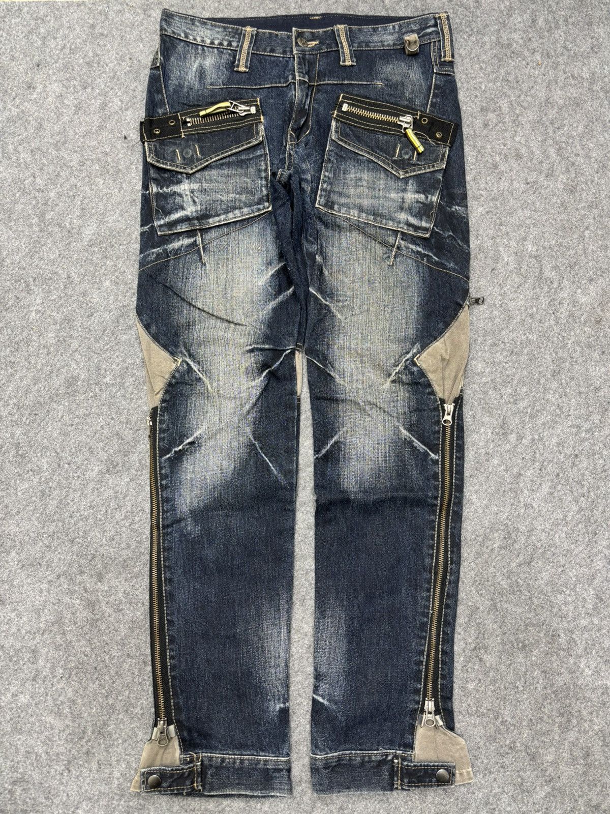PPFM PPFM Very Rare Archival Skinny Jeans Cool Zipper F631 Size US 32 / EU 48 - 18 Thumbnail