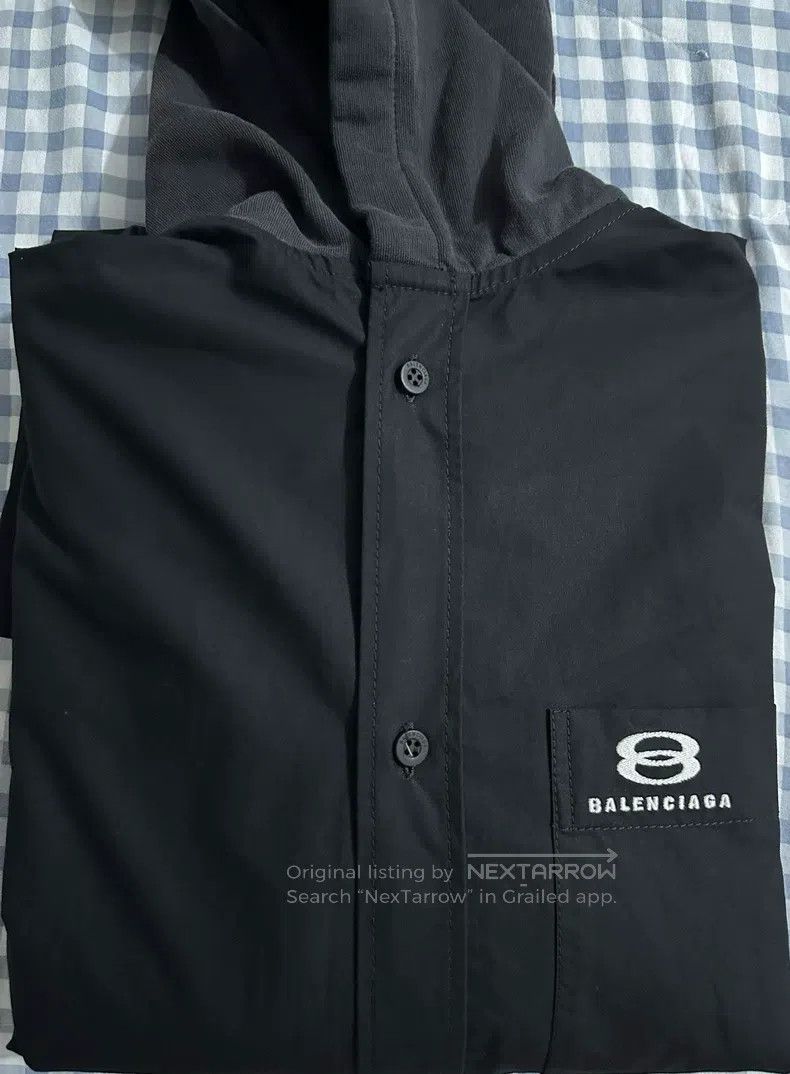 Balenciaga Balenciaga size 37 Double ring long-sleeve hooded pieced s Size US S / EU 44-46 / 1 - 1 Thumbnail
