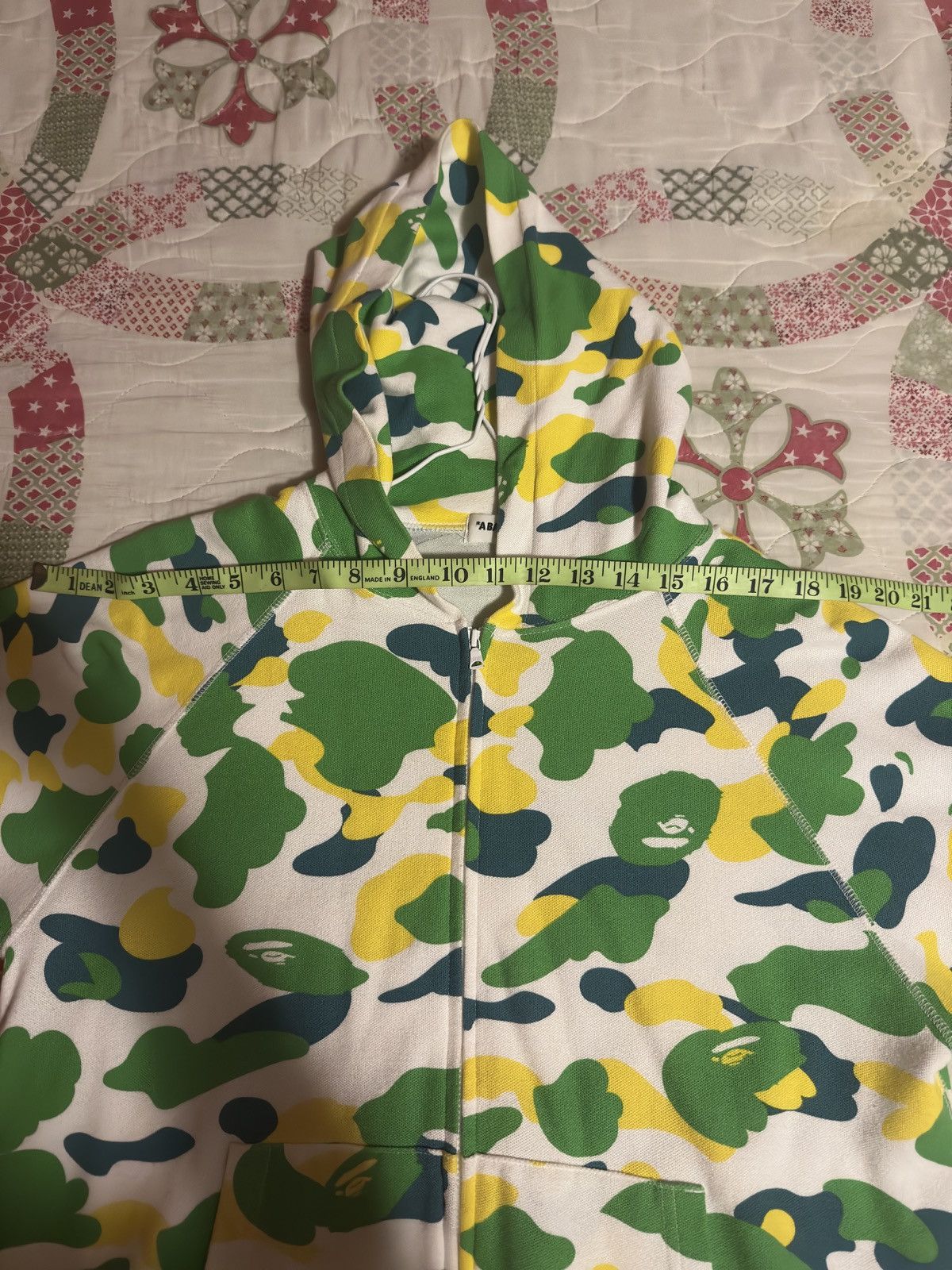 Bape Bape rare Hong Kong Store Camo Hoodie Size US S / EU 44-46 / 1 - 7 Thumbnail