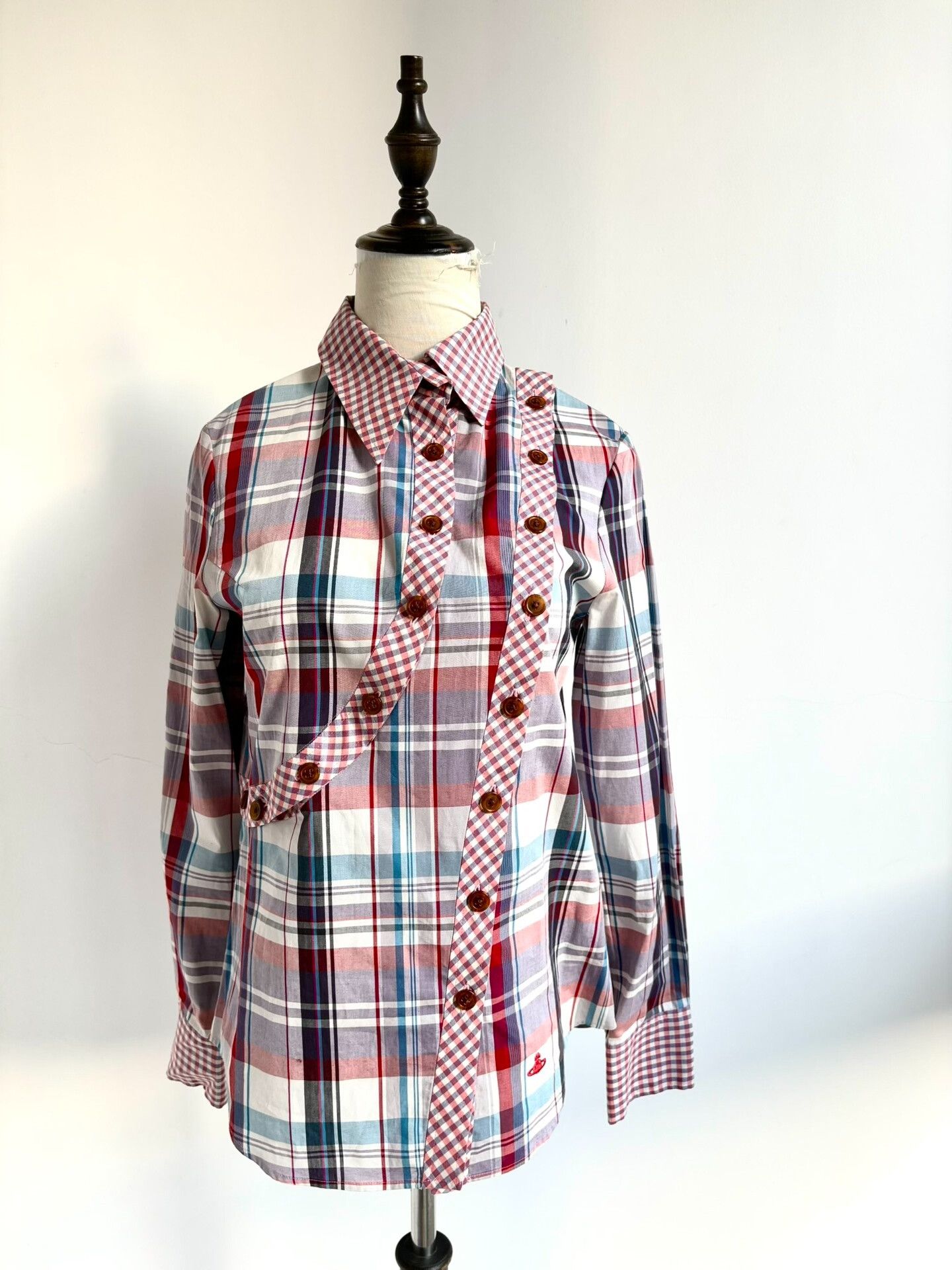 Vivienne Westwood Vivienne Westwood Red Plaid Shirt Size M / US 6-8 / IT 42-44 - 1 Thumbnail