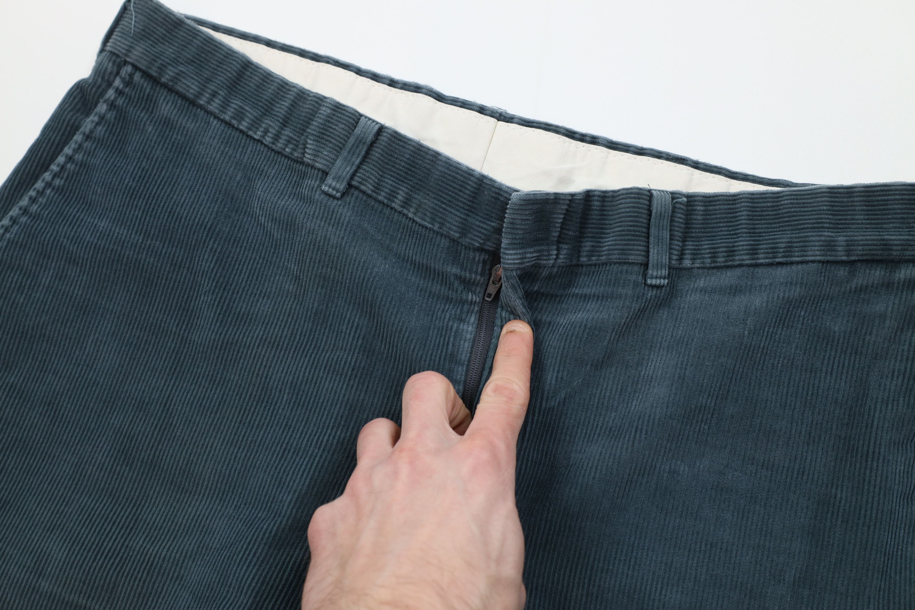 Vintage Vintage 70s Streetwear Wide Leg Corduroy Pants Green USA Size US 38 / EU 54 - 7 Thumbnail