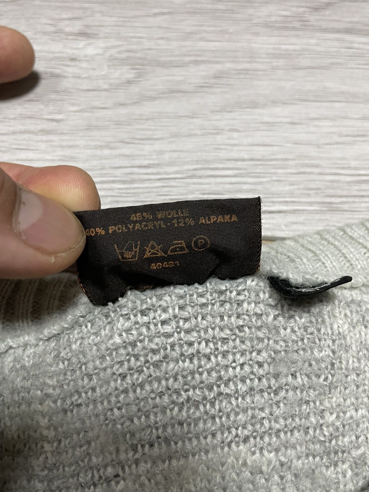 Yves Saint Laurent YSL Yves Saint Laurent alpaca patterns all over wool vest Size US M / EU 48-50 / 2 - 4 Thumbnail