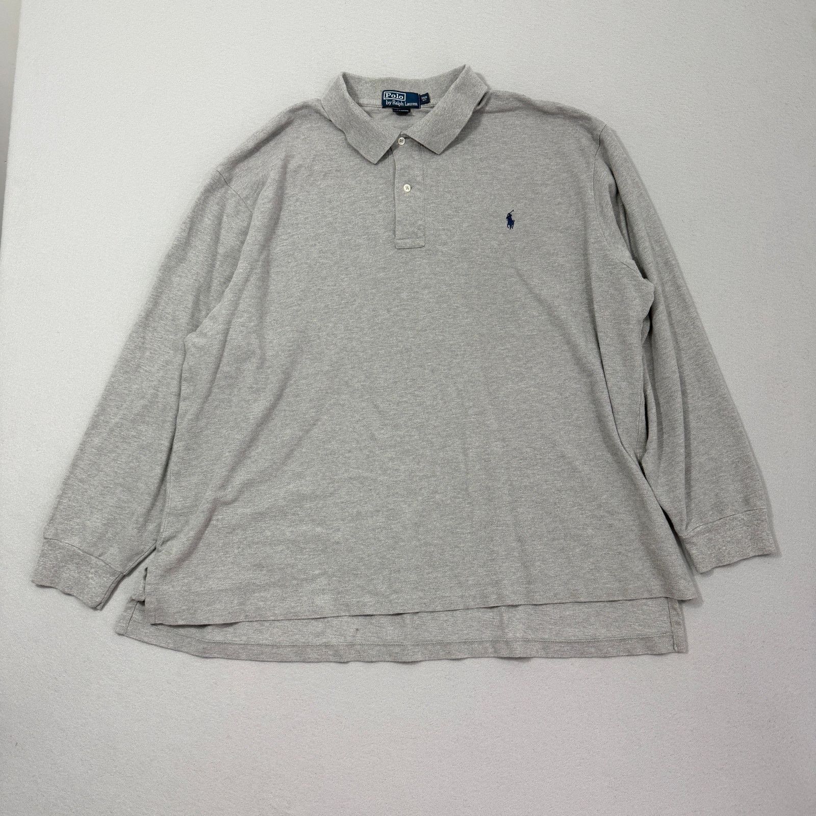 Polo Ralph Lauren Vintage Polo Ralph Lauren Long Sleeve Polo Shirt 3XB Big Size US XXL / EU 58 / 5 - 1 Thumbnail