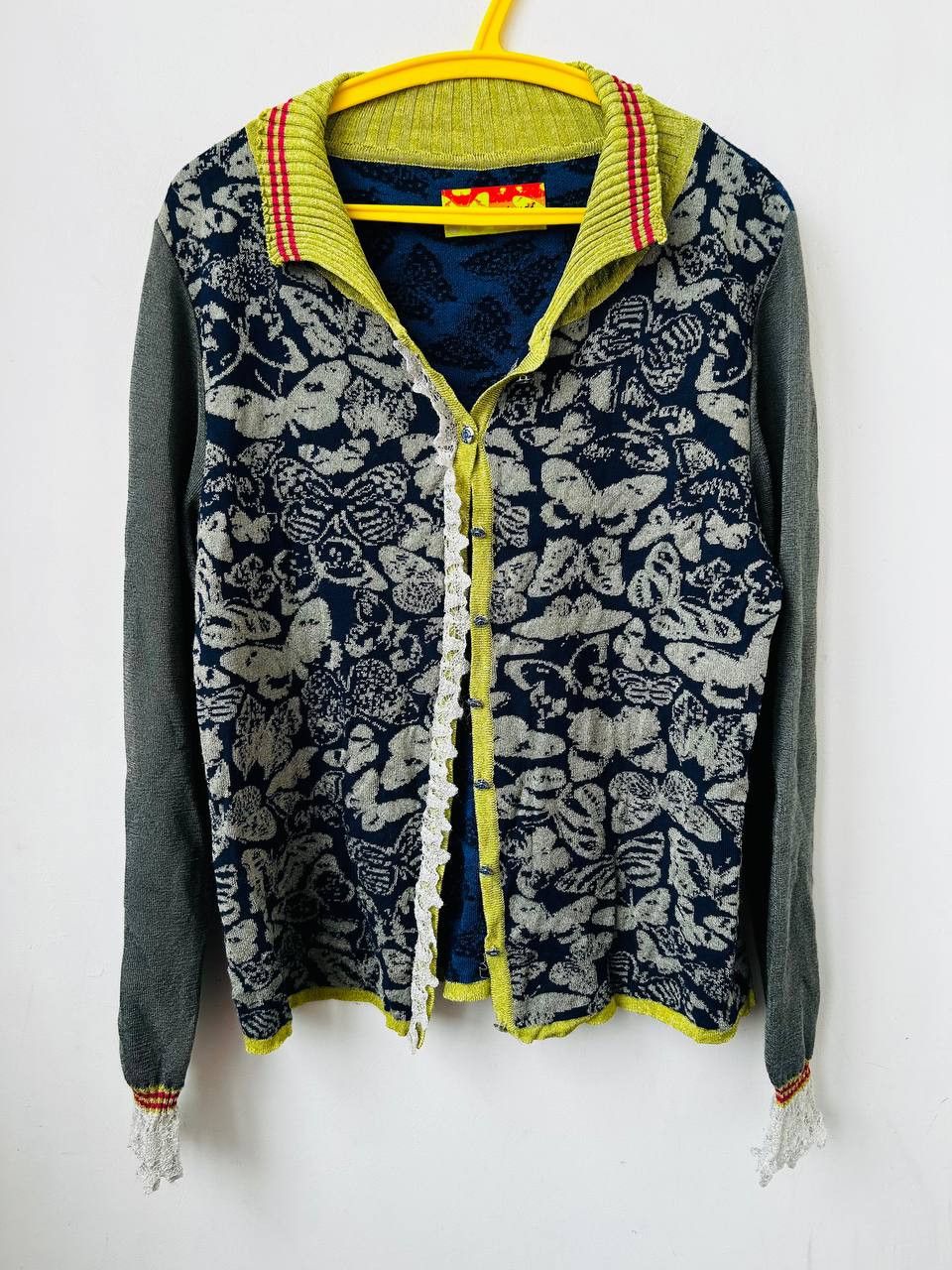 Vintage Eva Claudi cardigan #197 Size L / US 10 / IT 46 - 1 Thumbnail