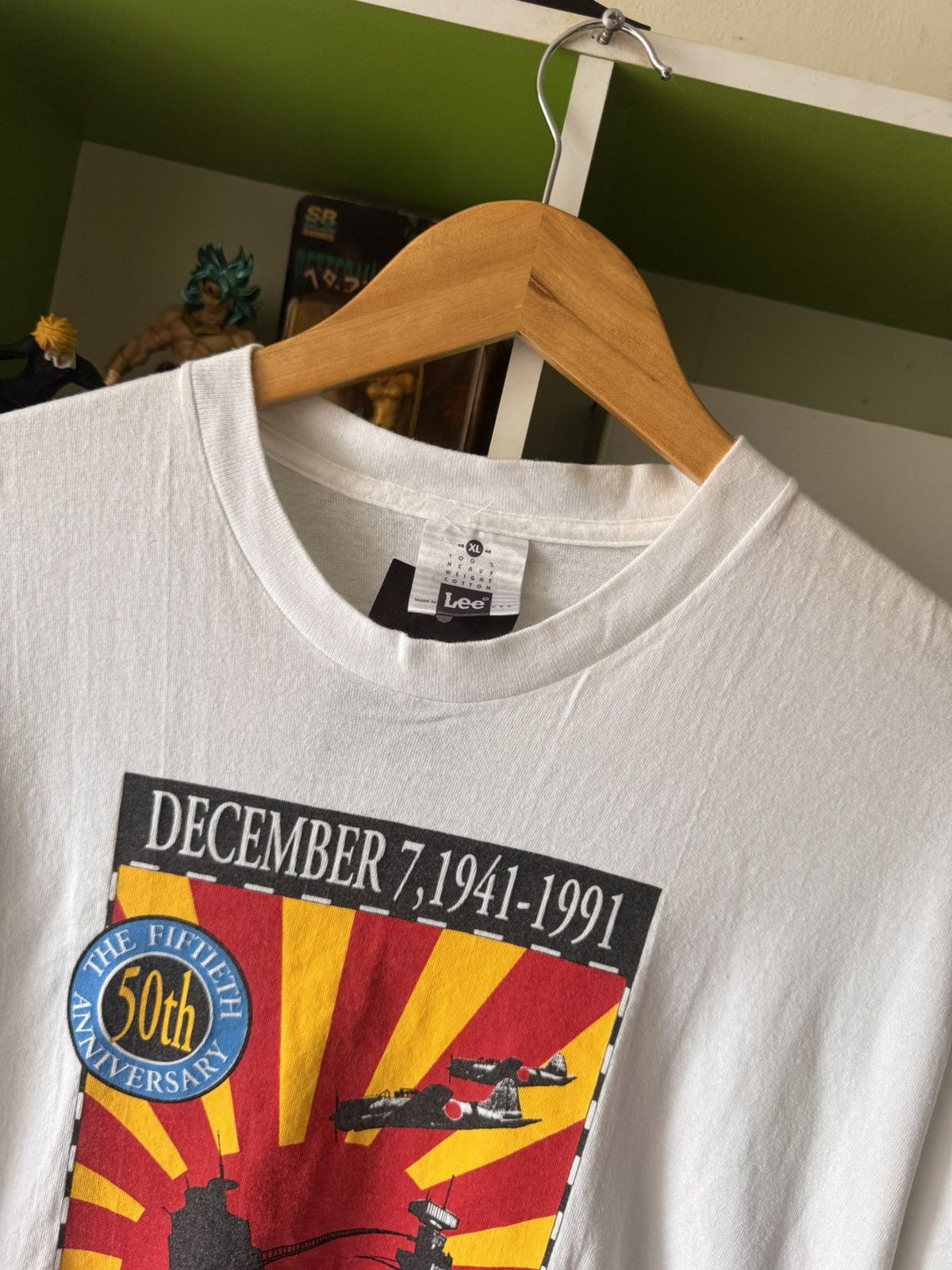 Vintage VINTAGE 90s 50 aniversary PEARL HARBOUR TRUE EVENT Size US XL / EU 56 / 4 - 5 Thumbnail