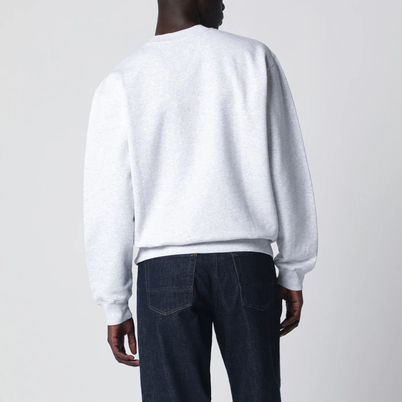 Jacquemus o1d2blof0526 Logo Sweatshirt in Light Grey Size US S / EU 44-46 / 1 - 4 Thumbnail