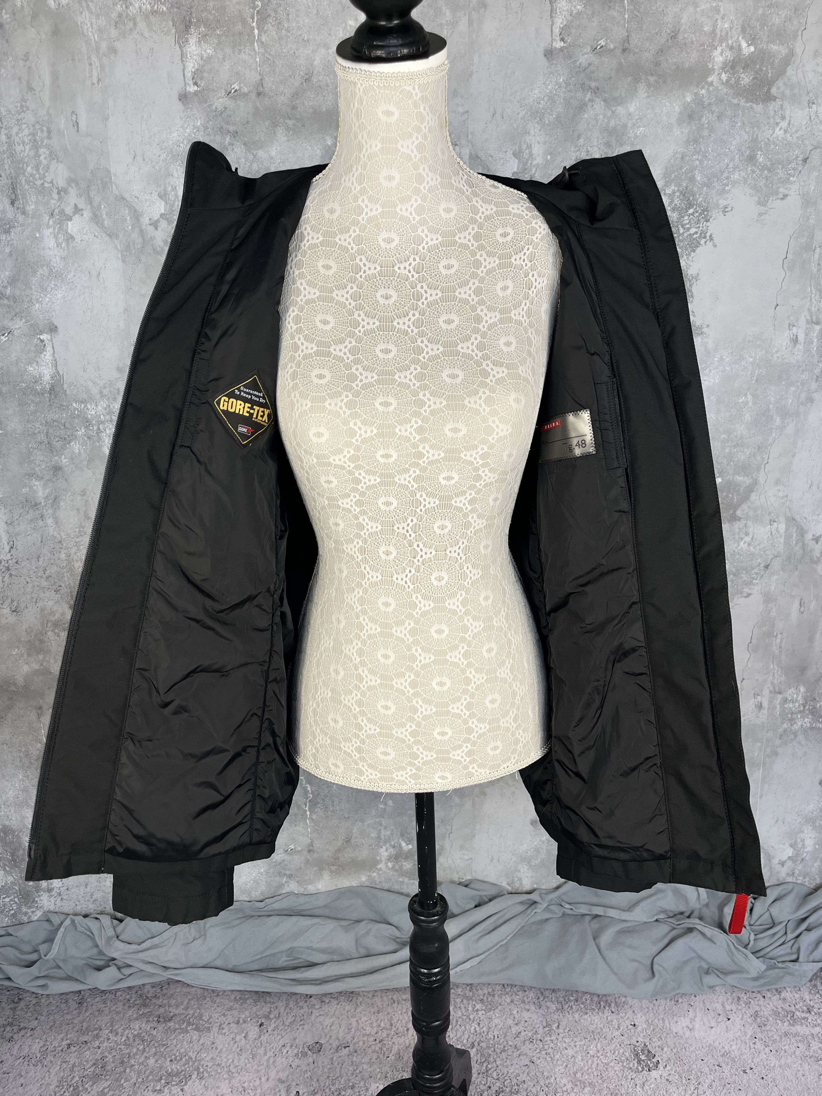 Designer × Prada Womens Prada Ski Jacket Gore-Tex Shell Coat Size XL / US 12-14 / IT 48-50 - 5 Thumbnail