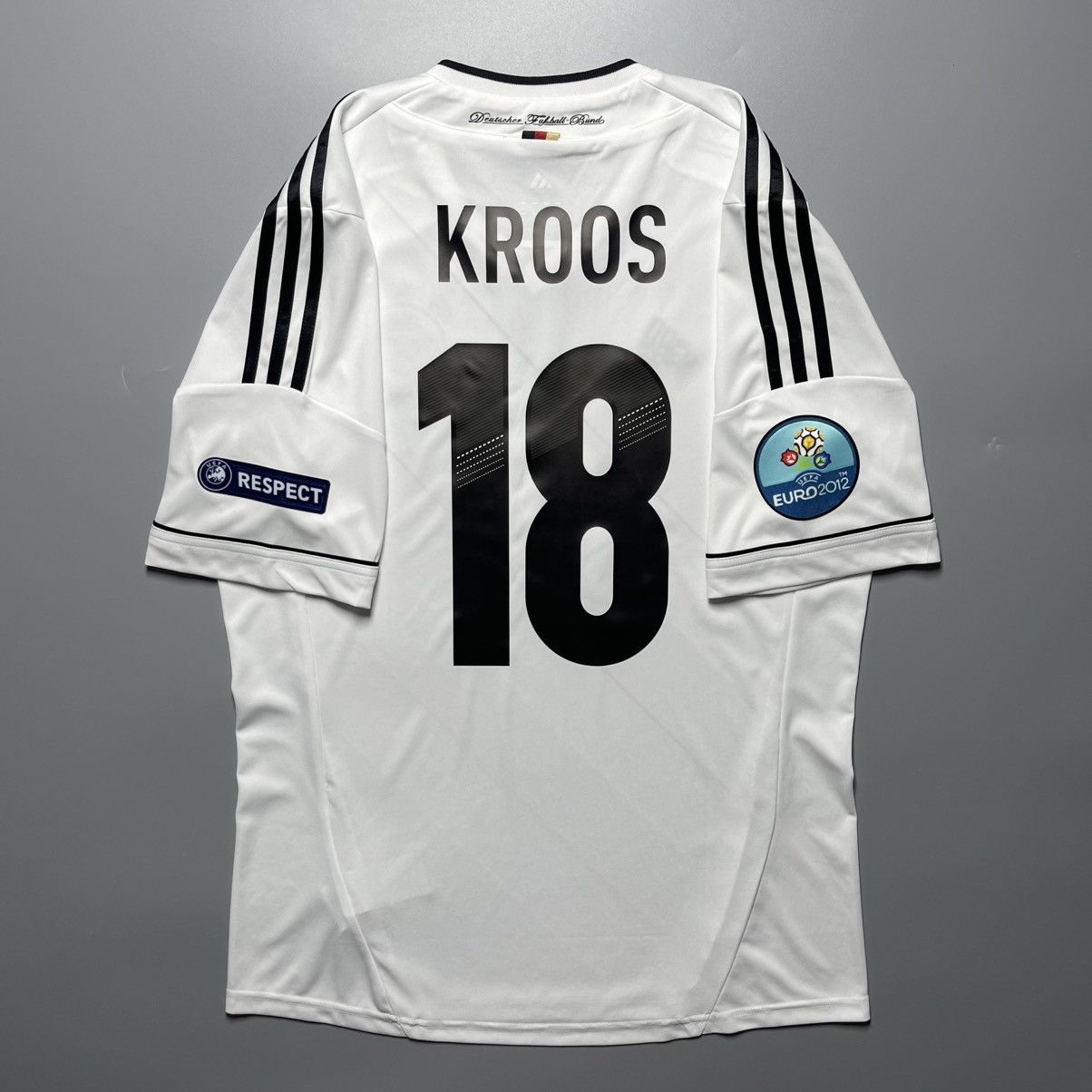 Adidas GERMANY ADIDAD 2012 EURO FOOTBALL HOME JERSEY #18 KROOS Size US M / EU 48-50 / 2 - 1 Thumbnail
