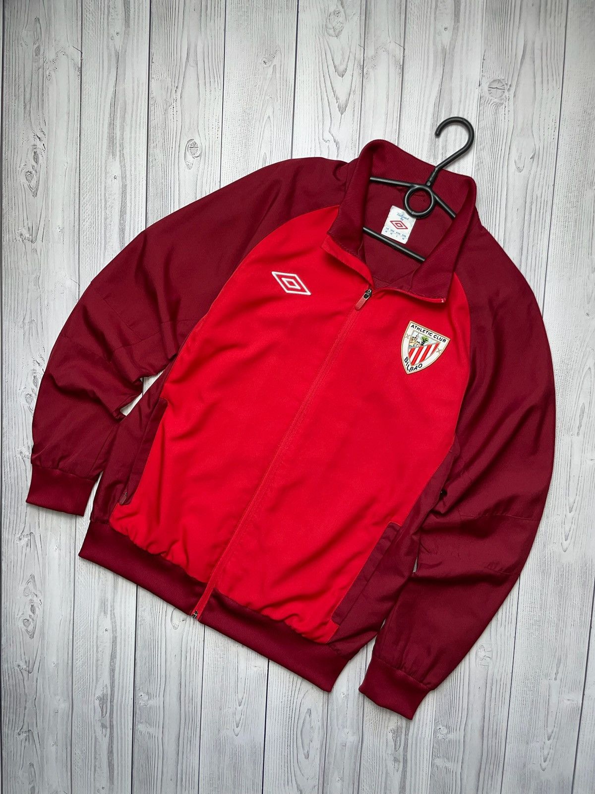 Vintage Vintage Athletic Bilbao Umbro soccer track jacket size M Size US M / EU 48-50 / 2 - 1 Thumbnail
