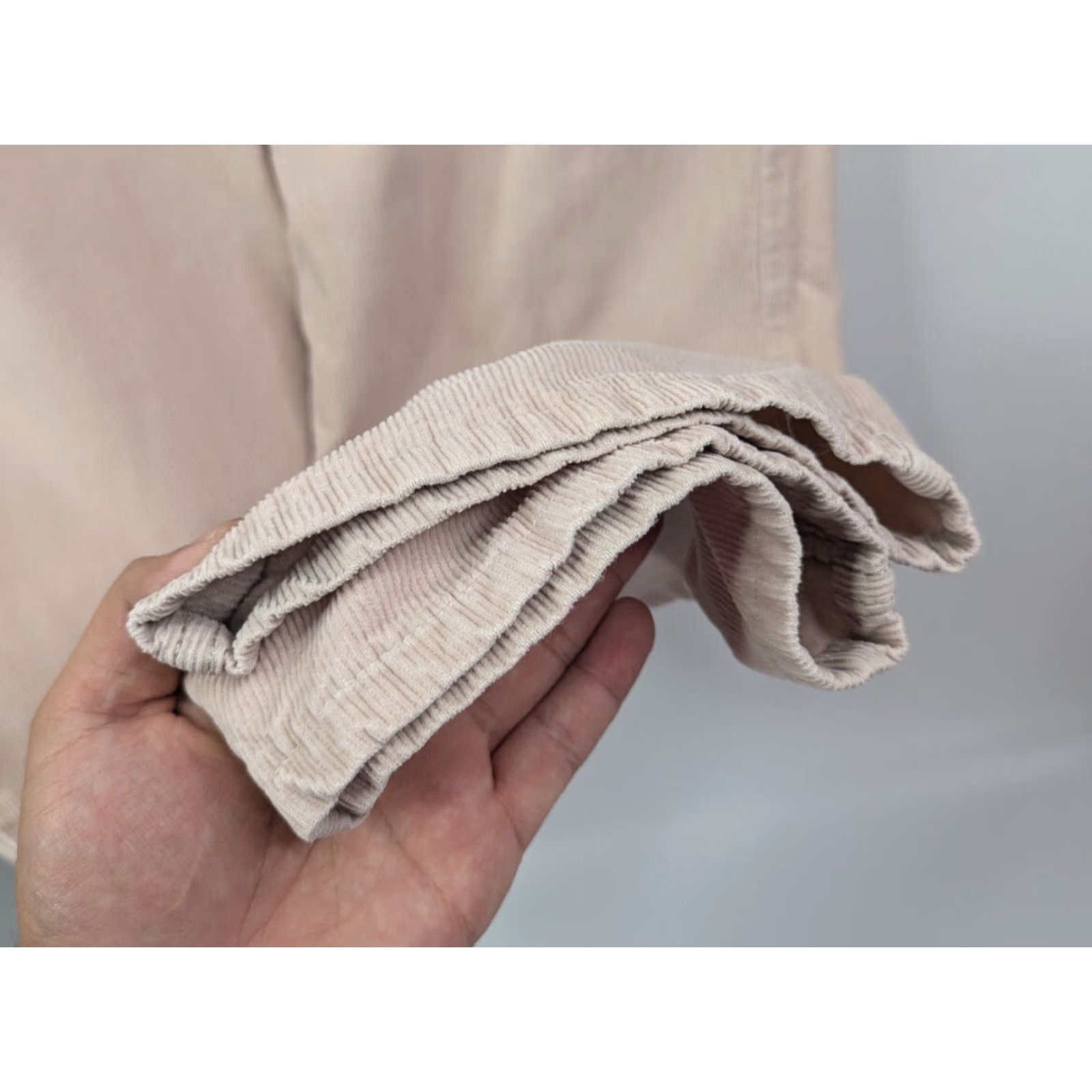 Lands' End Lands' End Men's Pants Corduroy 5-Pocket 38 Regular Beige Cotton Flat Front Vintage No 80s 90s Preppy Business Casual Travel Workwear Mens Size US 38 / EU 54 - 5 Thumbnail