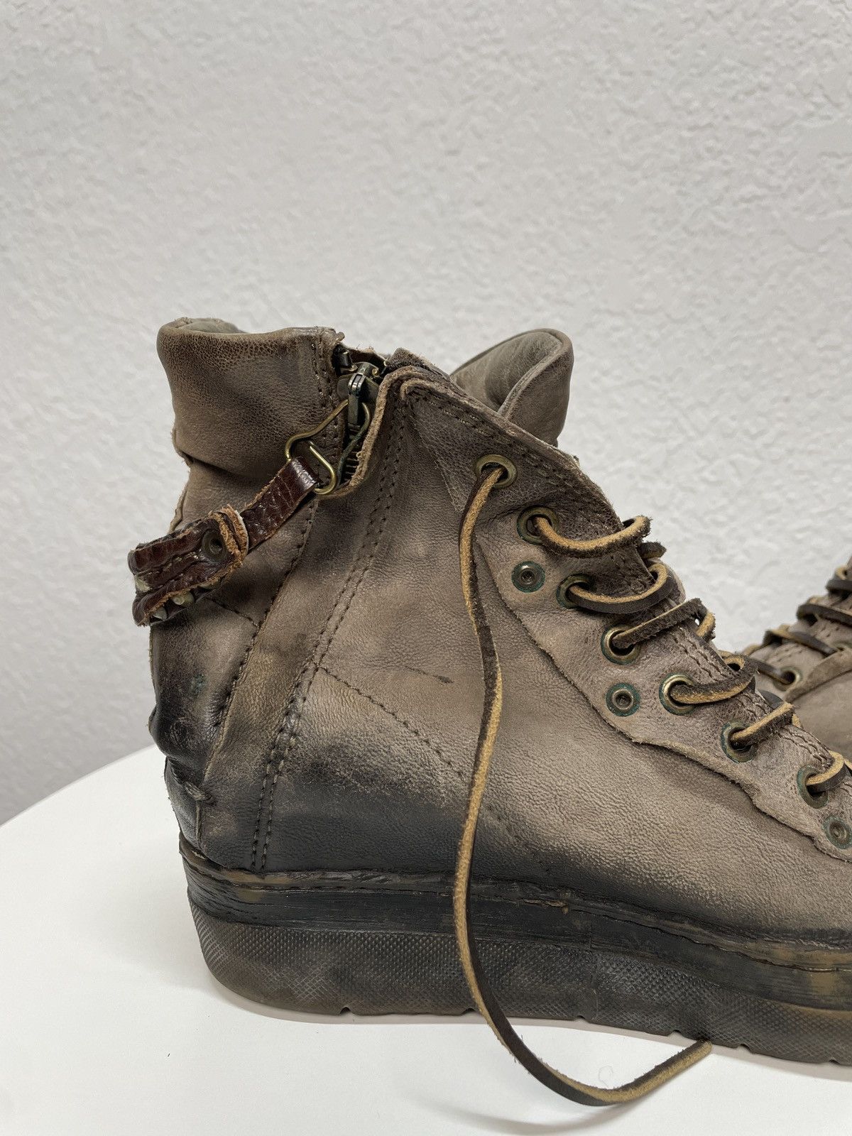 A.S.98 Vintage AS98 Buckle Biker Boots Rick Owens Style Airstep Size US 8 / IT 38 - 7 Thumbnail