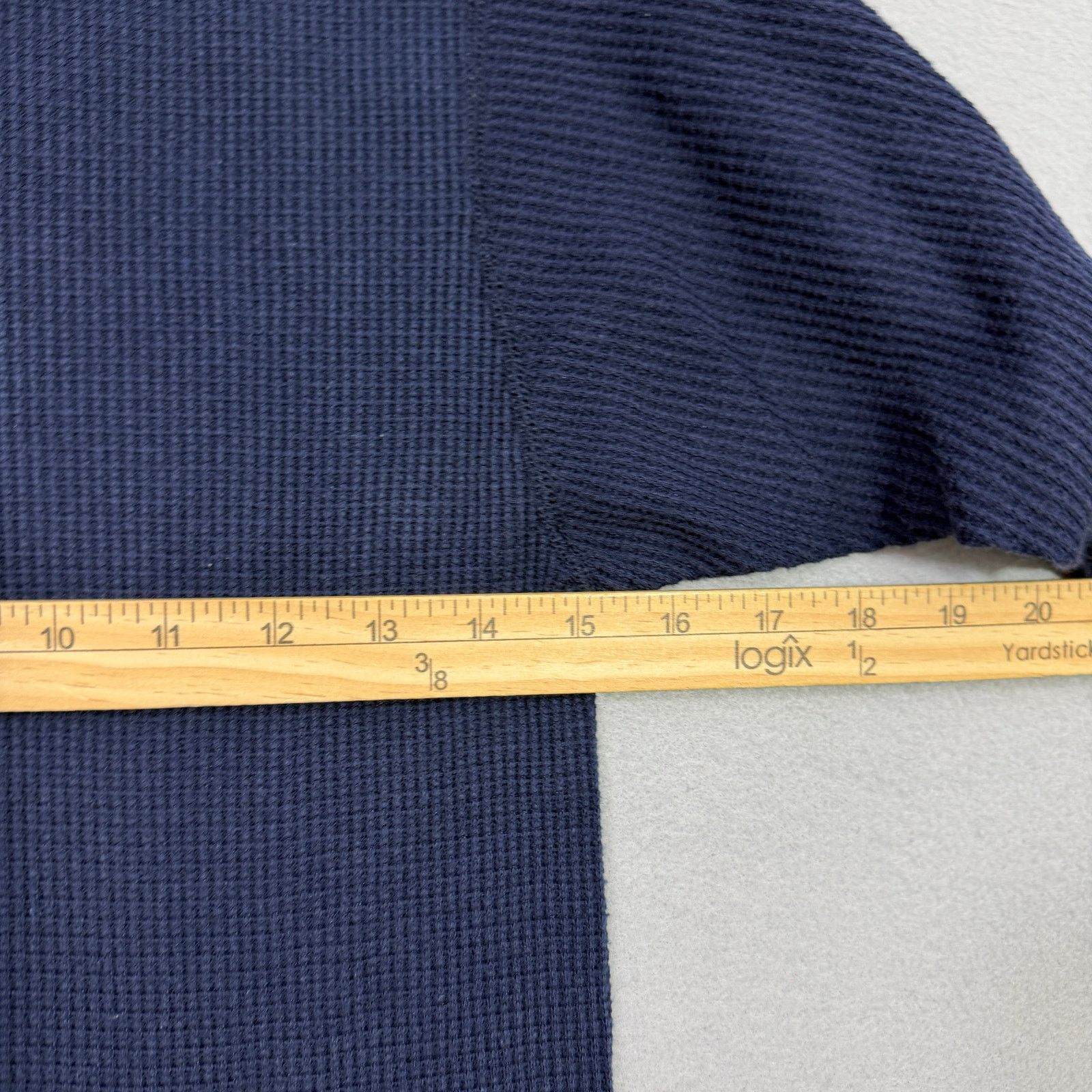 Vintage Vintage 70s Hanes Henley Thermal Shirt XL Blue 70s Waffle Size US XL / EU 56 / 4 - 7 Thumbnail