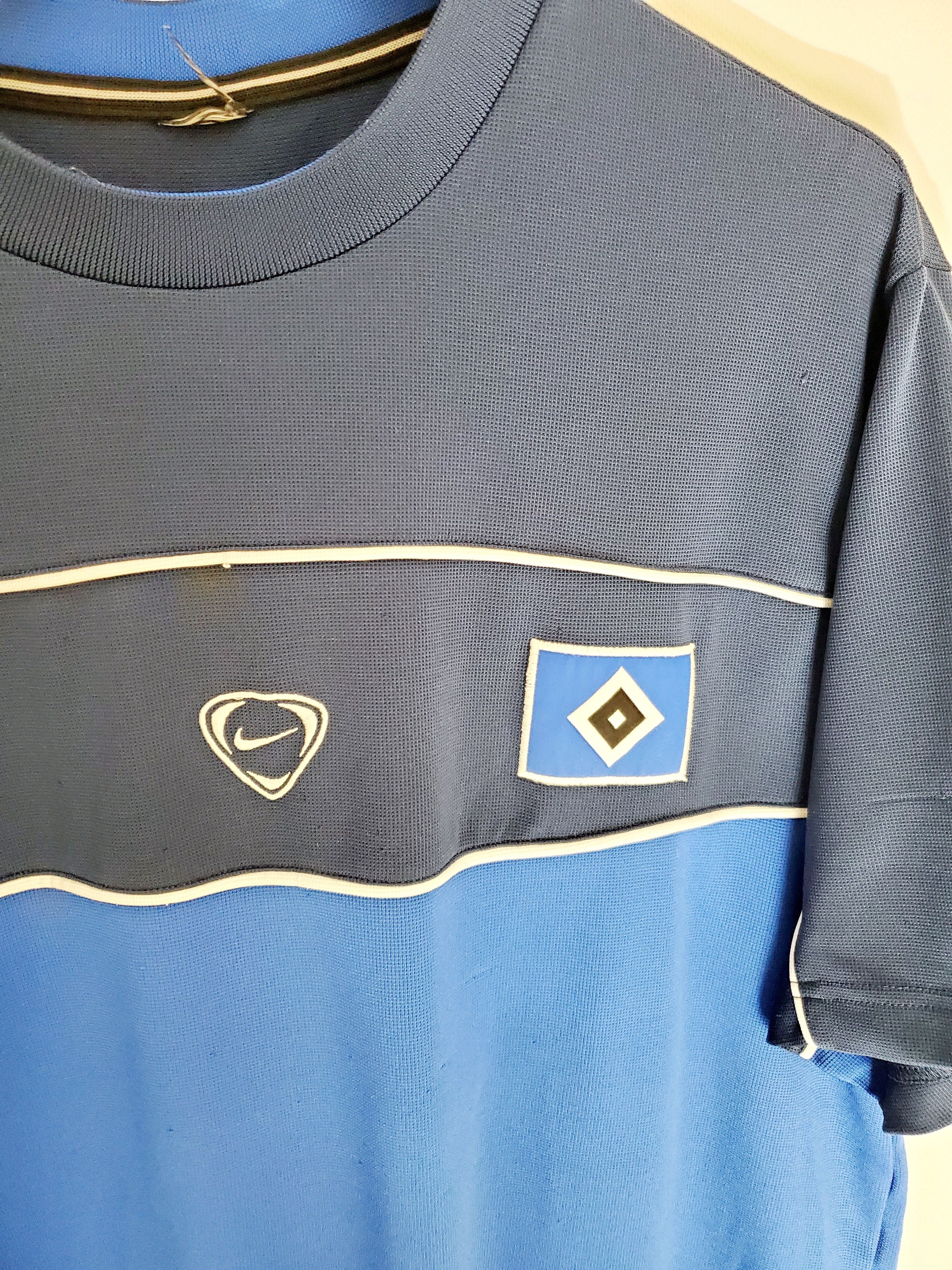 Nike × Vintage Vintage Hamburg Nike soccer jersey size Xl Size US XL / EU 56 / 4 - 2 Thumbnail