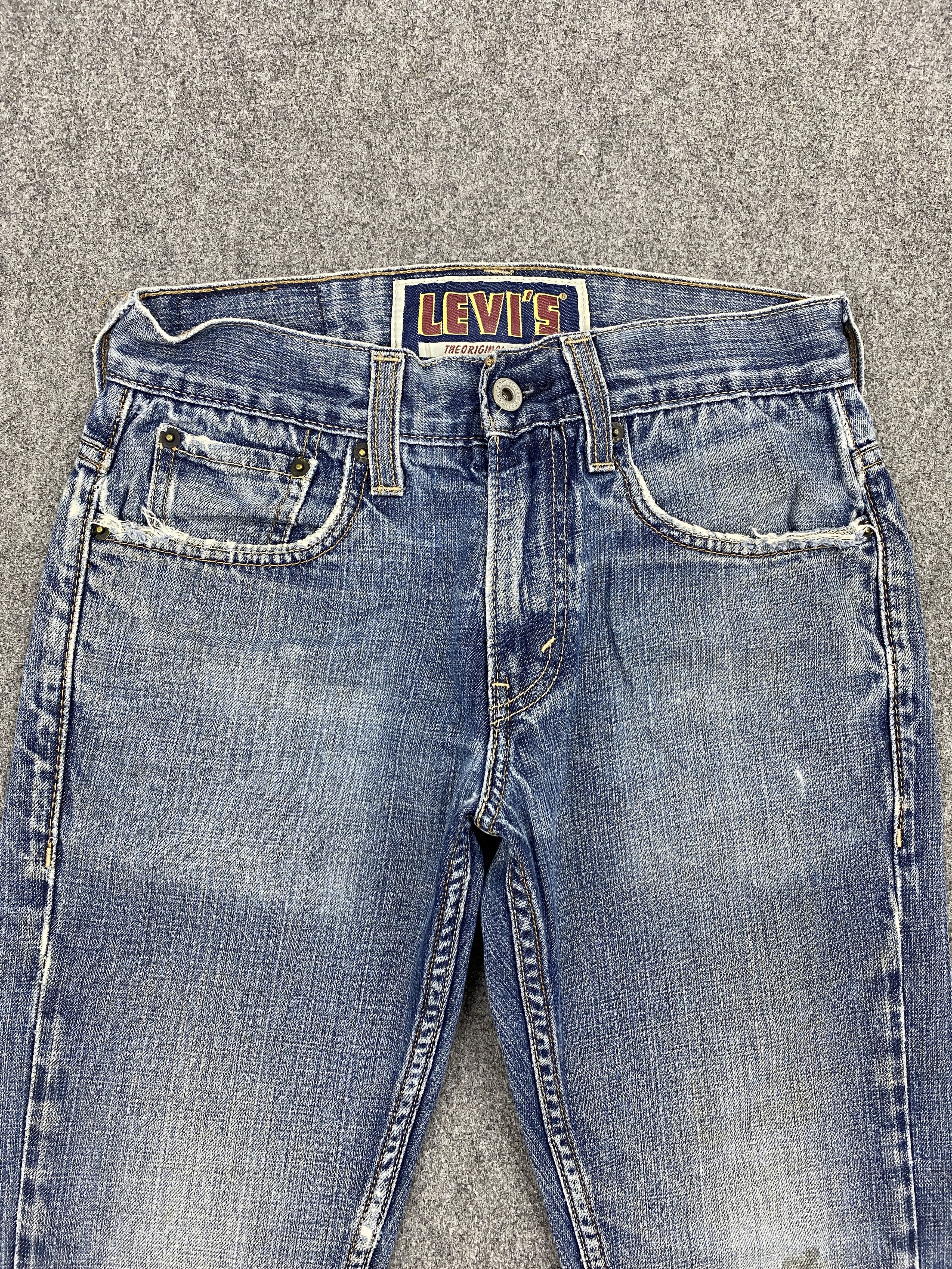 Levi's Vintage Levis 511 Skinny Fit Distressed Denim DP2622 Size US 28 / EU 44 - 2 Thumbnail