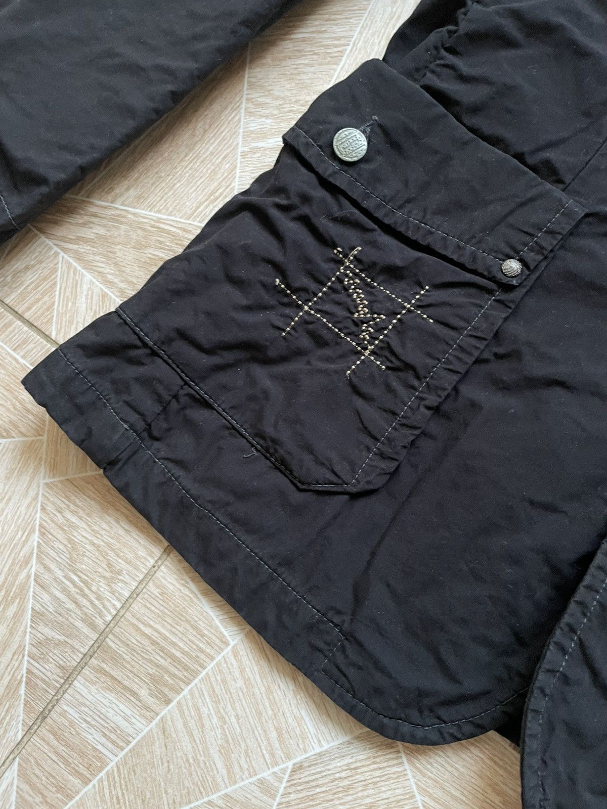 Diesel × Vintage Y2K Avant Garde Vintage Diesel Women’s Jacket Big Logo XL Size XXL / US 16-18 / IT 52-54 - 8 Thumbnail