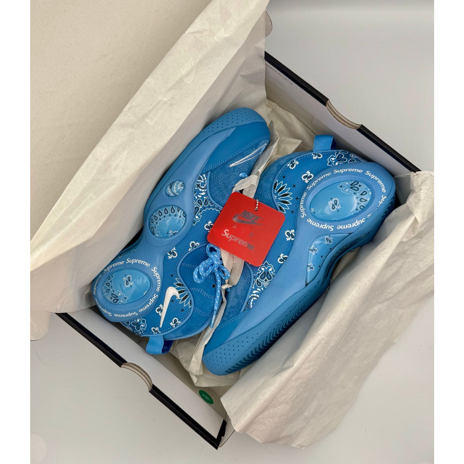 Nike ike Air Zoom Flight 95 SP Supreme University Blue Sz 10 Size US 10 / EU 43 - 12 Thumbnail