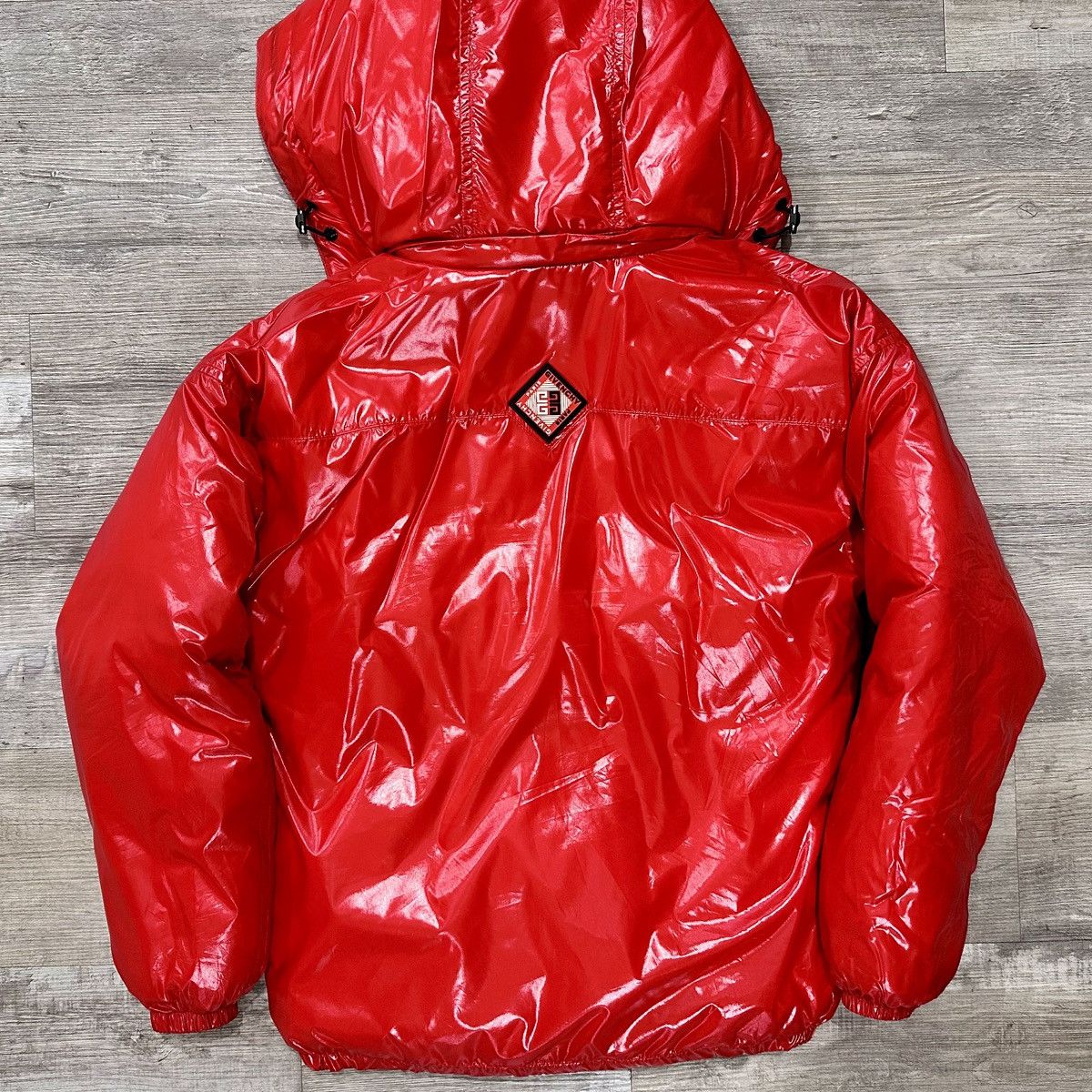 Givenchy GIVENCHY RED HIGH SHEEN PUFFER JACKET Size US S / EU 44-46 / 1 - 7 Thumbnail