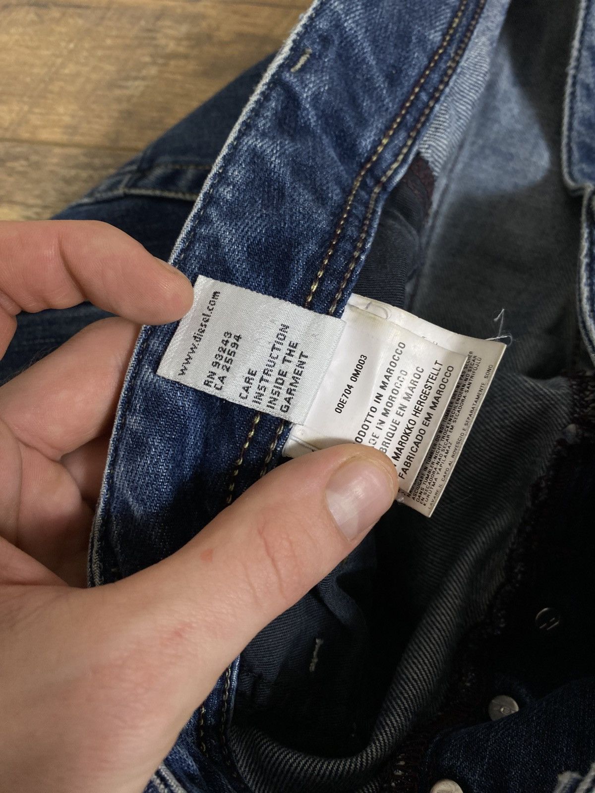 Diesel Diesel Zathan Bootcut Denim Jeans Wash 0087Z - Size 31 Size US 31 - 7 Thumbnail