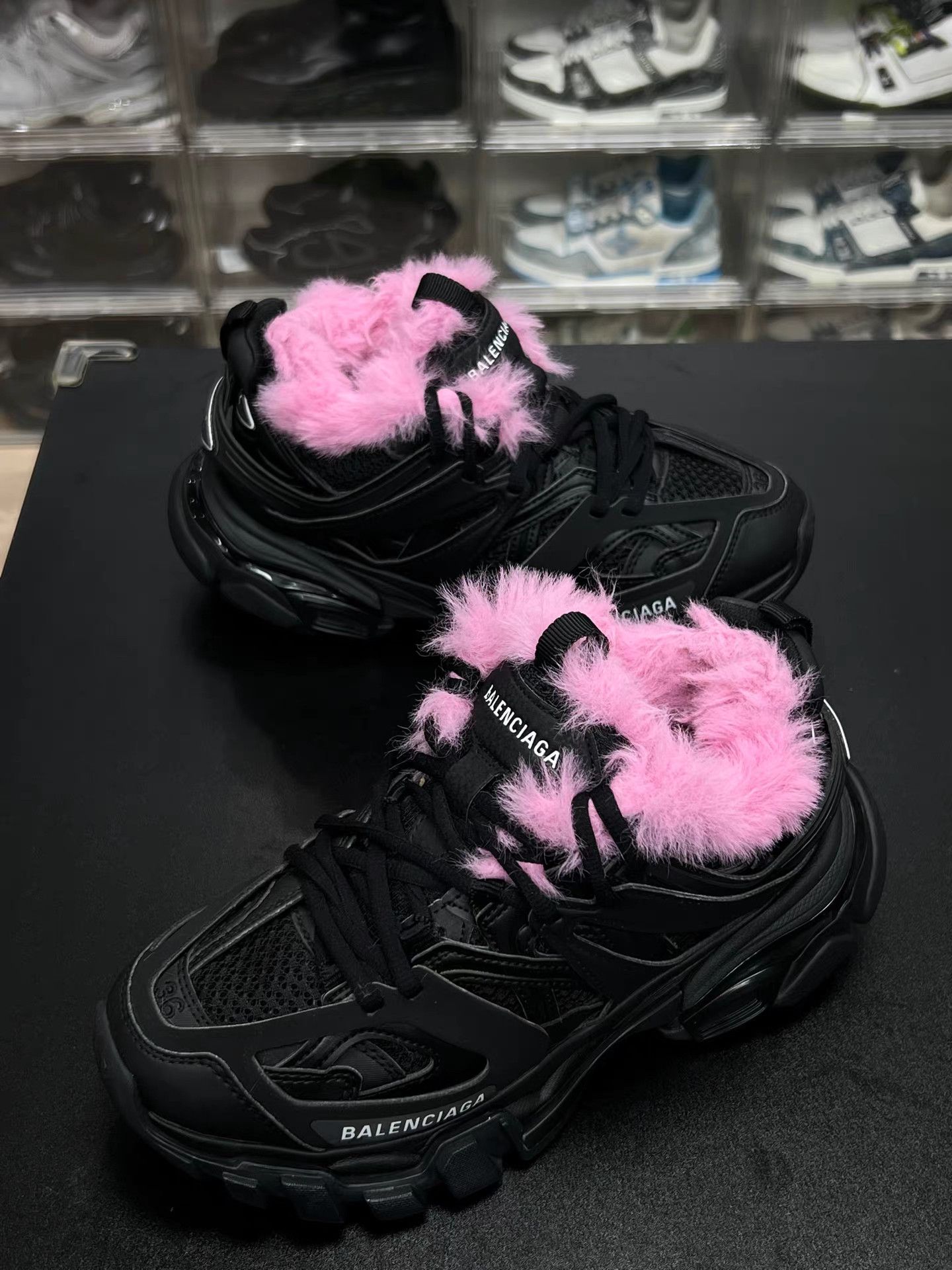 Balenciaga Balenciaga Track Fluffy Sneakers K15 Size US 6 / IT 36 - 1 Thumbnail