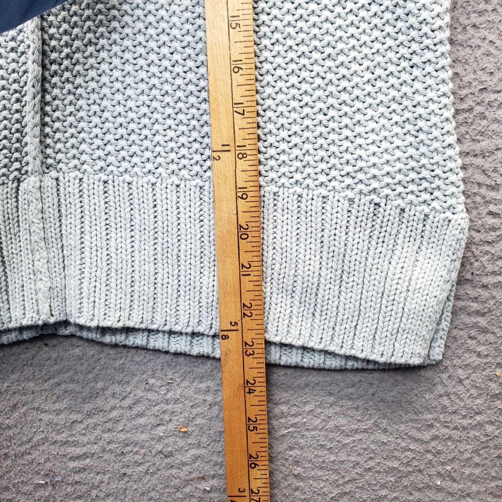 Lucky Brand Lucky Brand Sweater Women's XS Green Chunky Knit Oversized V-Neck Pullover Size XS / US 0-2 / IT 36-38 - 7 Thumbnail